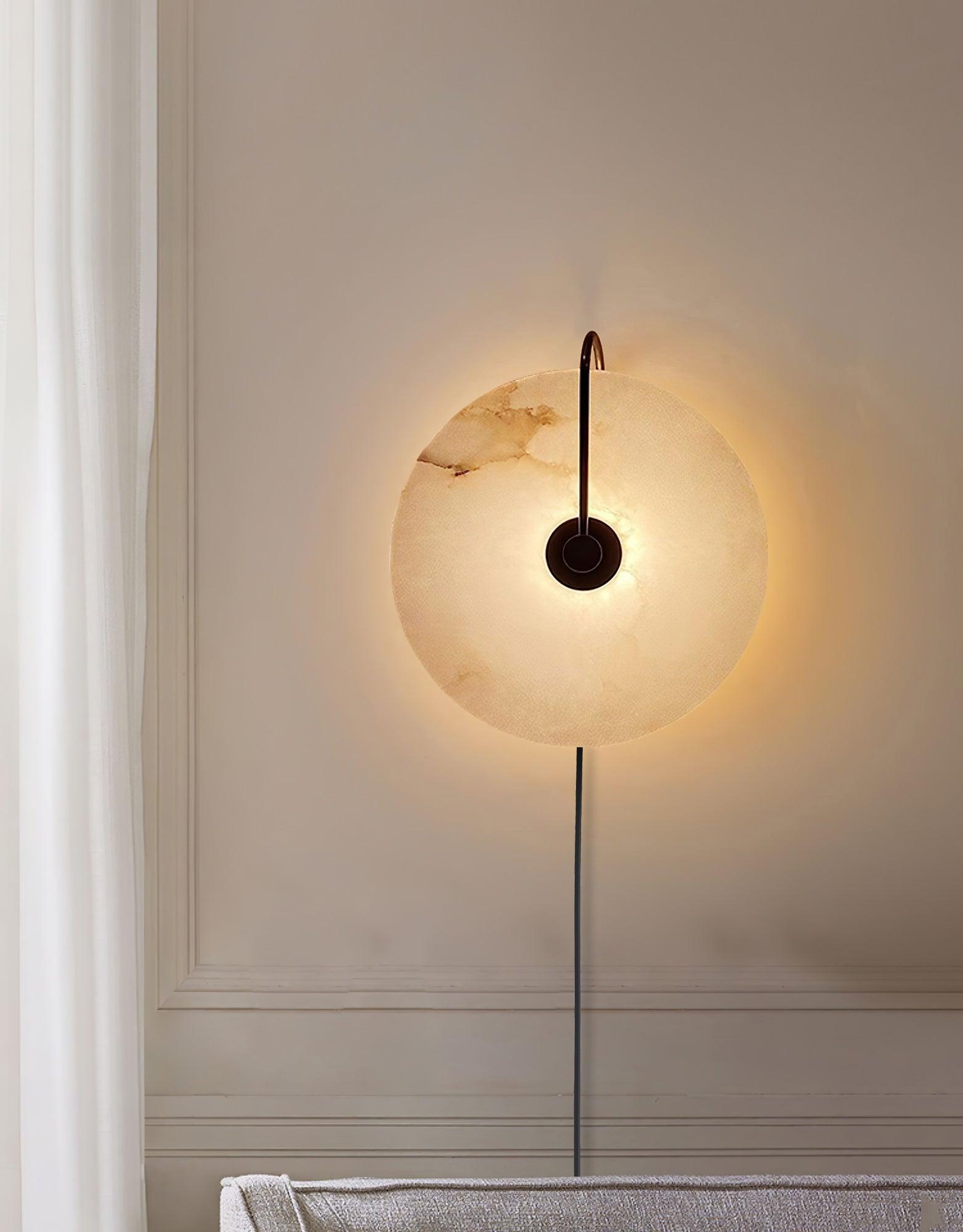 Ceraeyra Alabaster Globe Wall Light - Letslighting