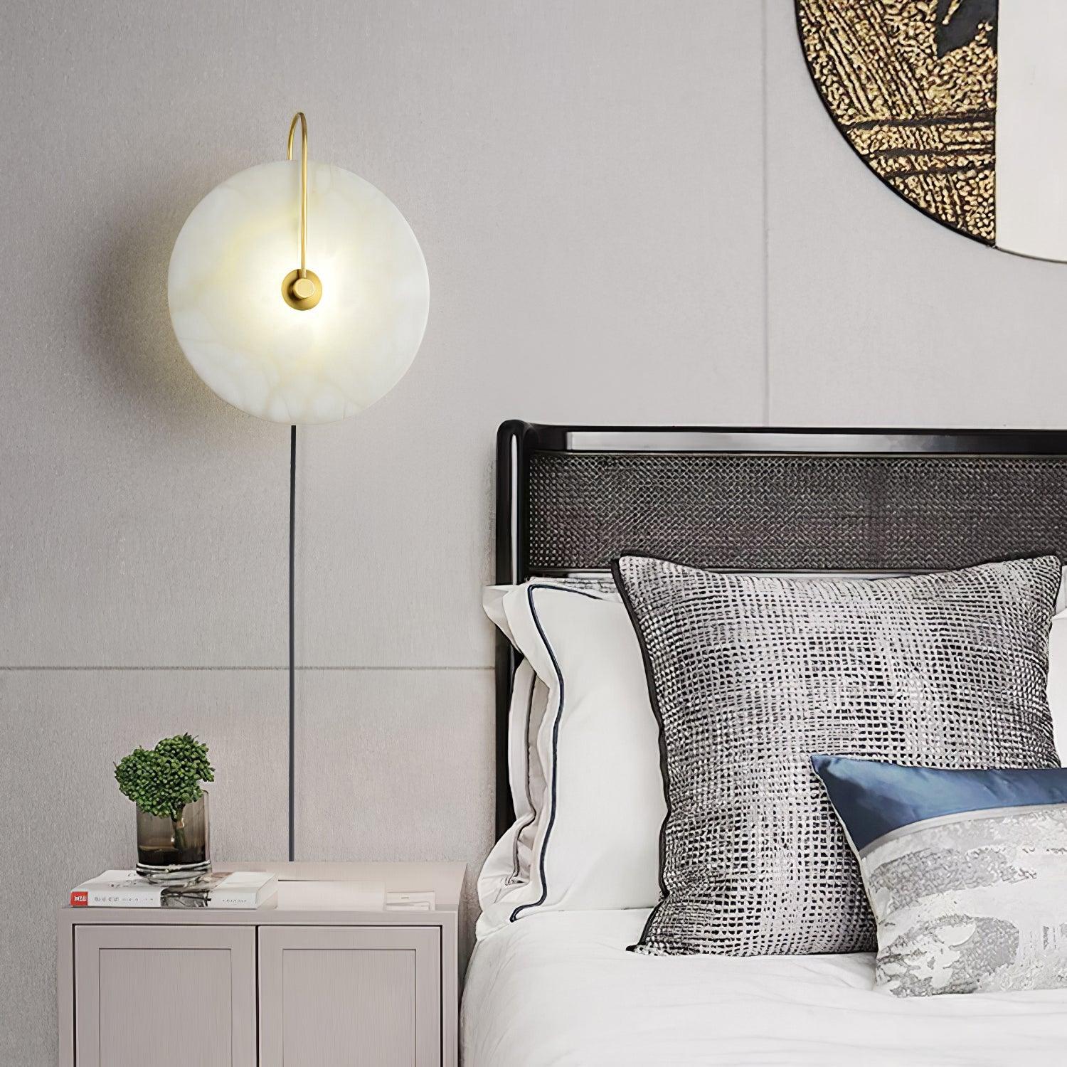 Ceraeyra Alabaster Globe Wall Light - Letslighting
