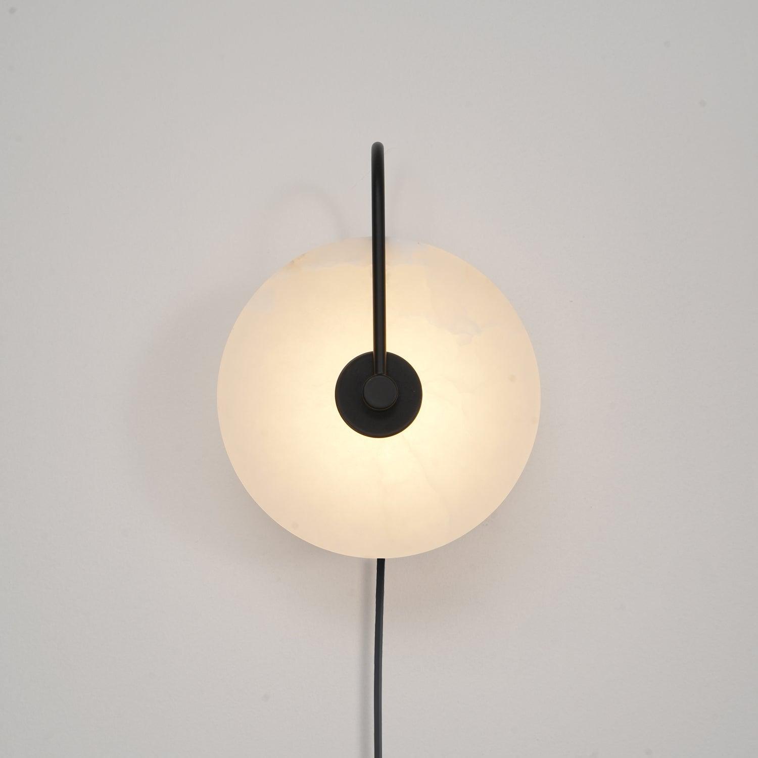 Ceraeyra Alabaster Globe Wall Light - Letslighting