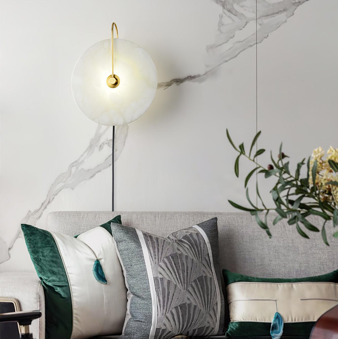 Ceraeyra Alabaster Globe Wall Light - Letslighting