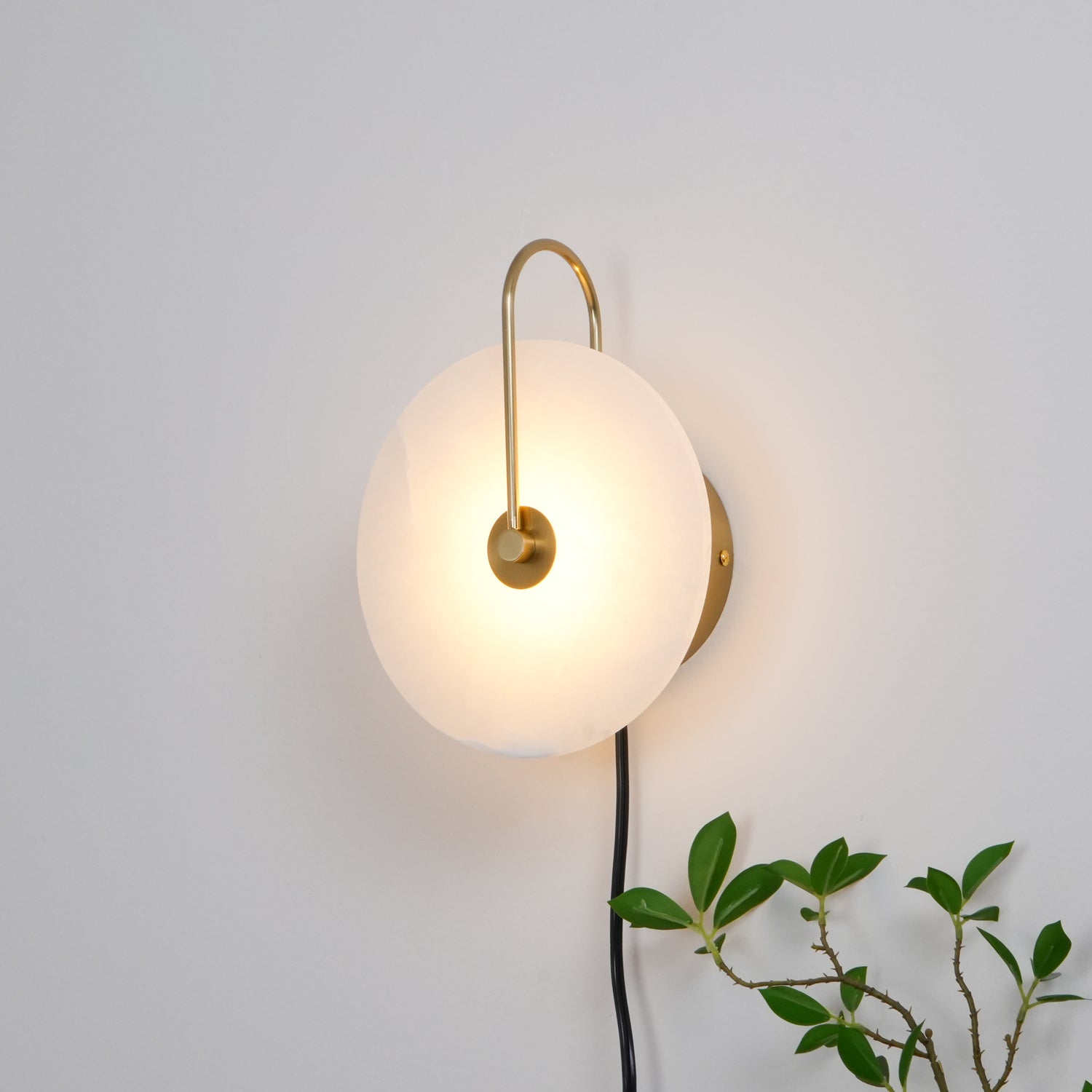 Ceraeyra Alabaster Globe Wall Light - Letslighting
