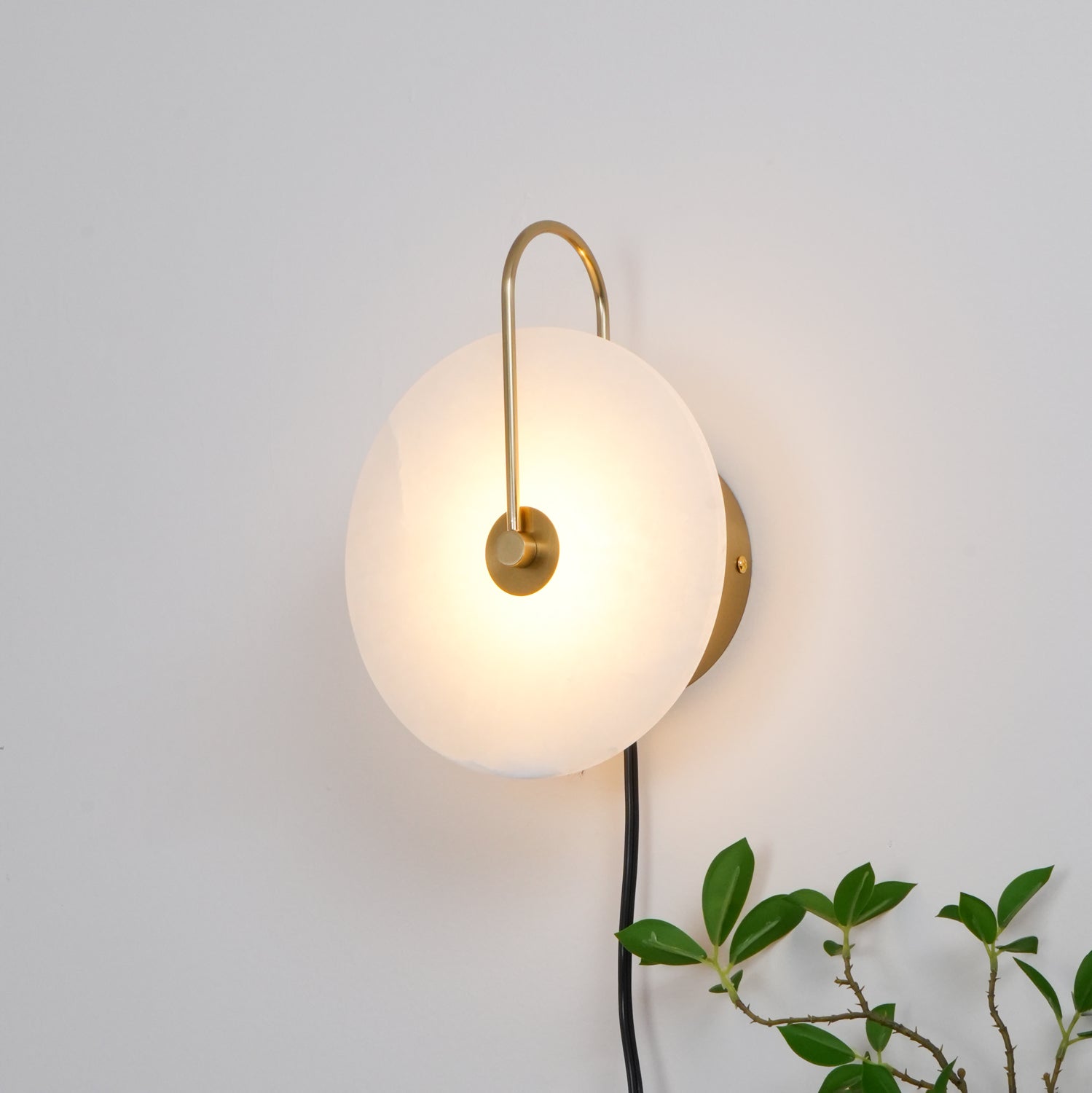 Ceraeyra Alabaster Globe Wall Light - Letslighting