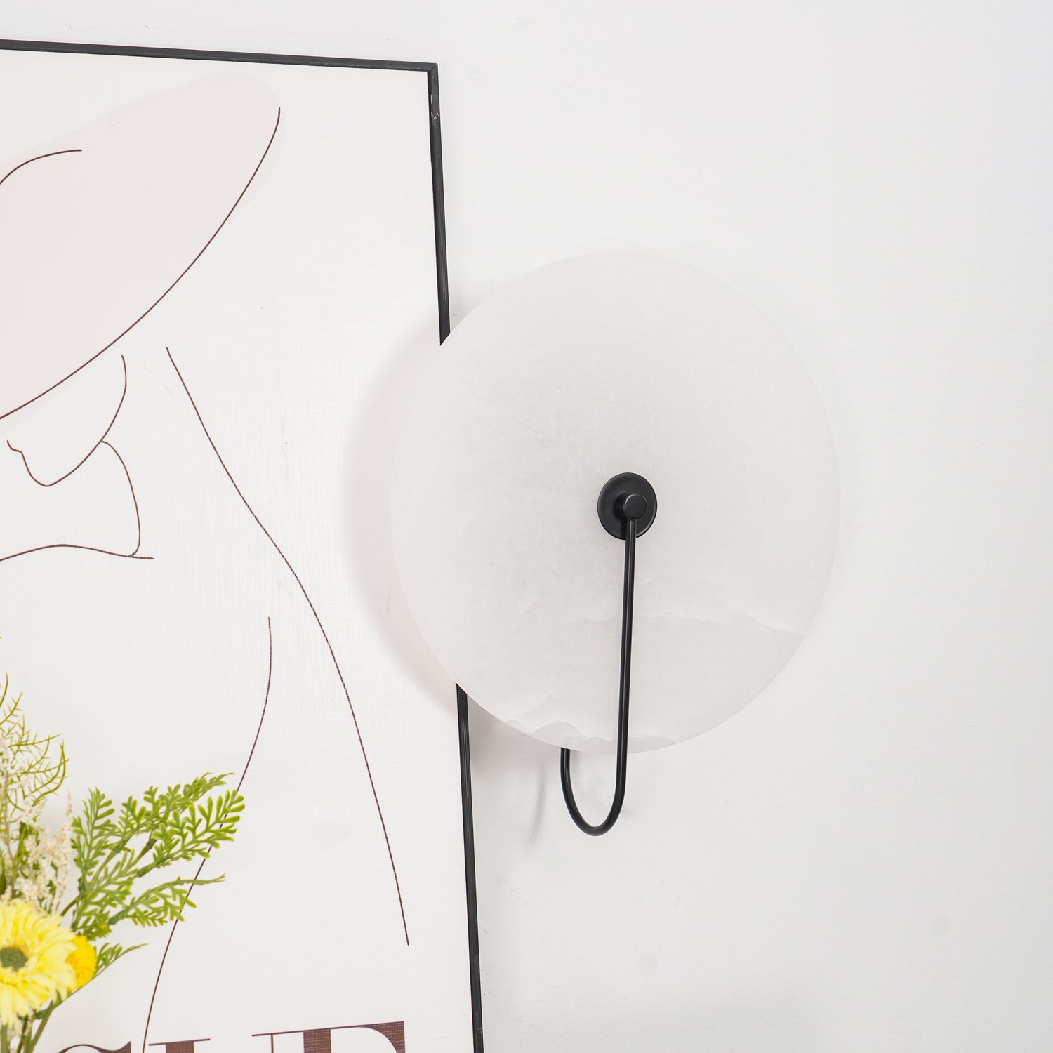 Ceraeyra Alabaster Globe Wall Light - Letslighting