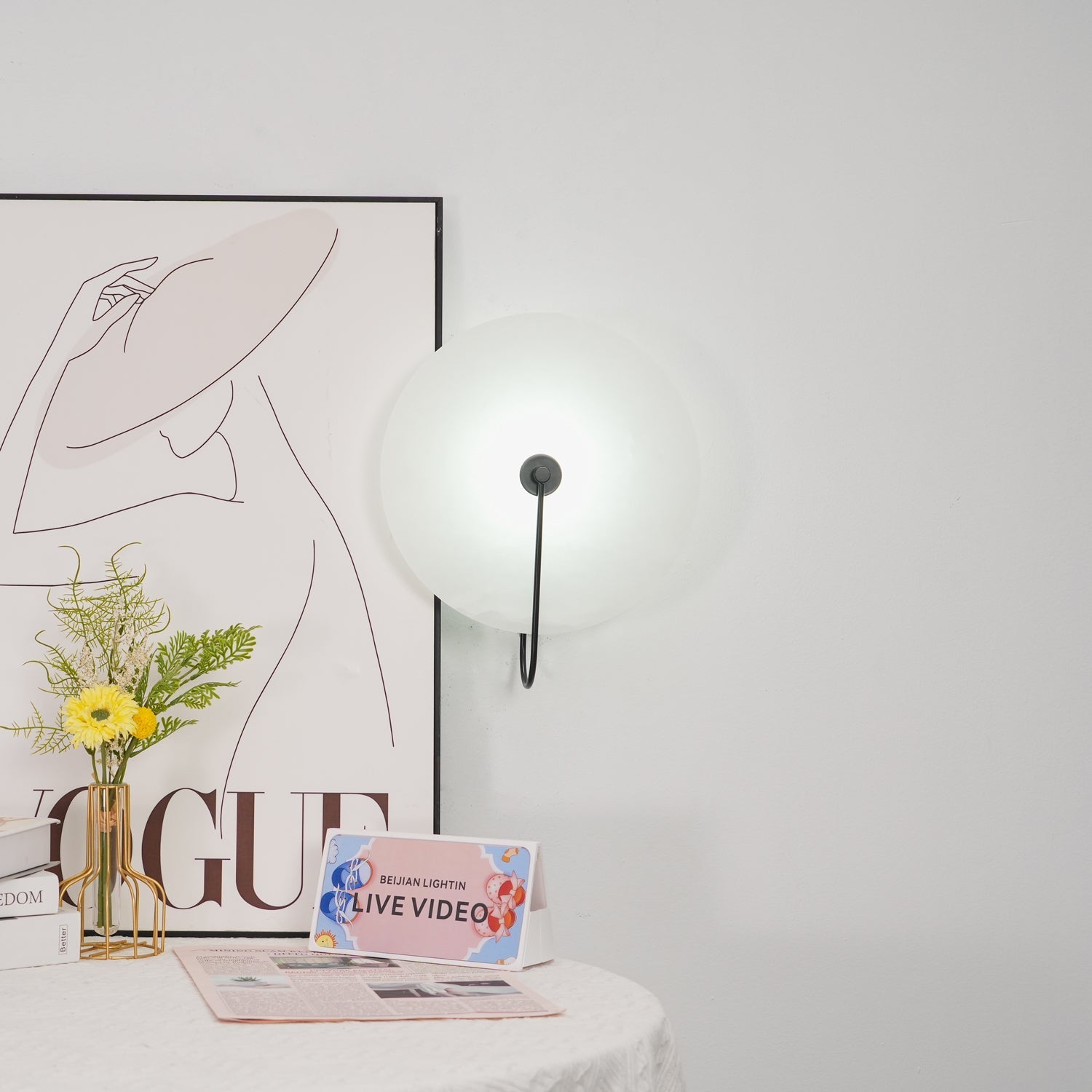 Ceraeyra Alabaster Globe Wall Light - Letslighting