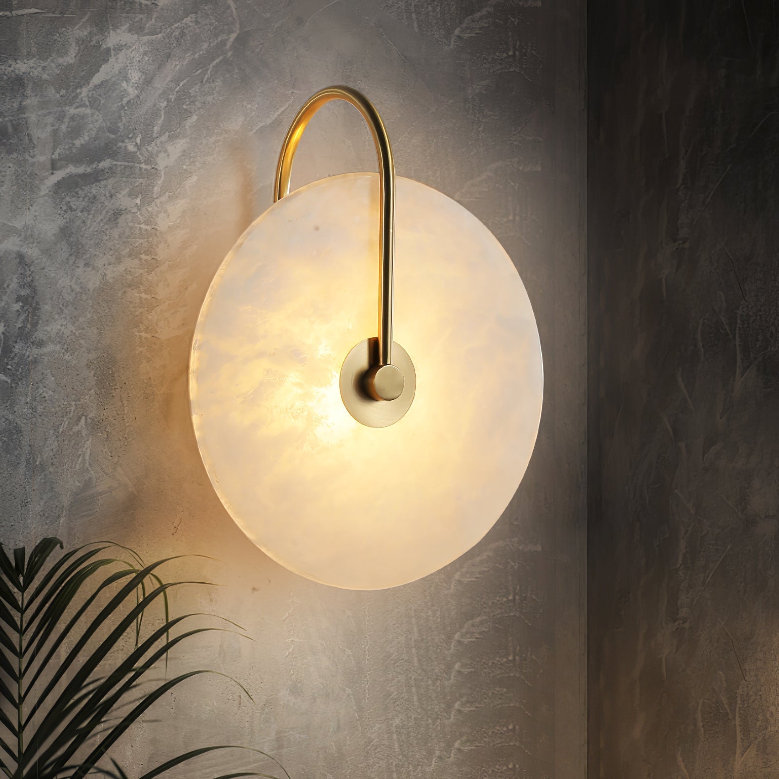 Ceraeyra Alabaster Globe Wall Light - Letslighting