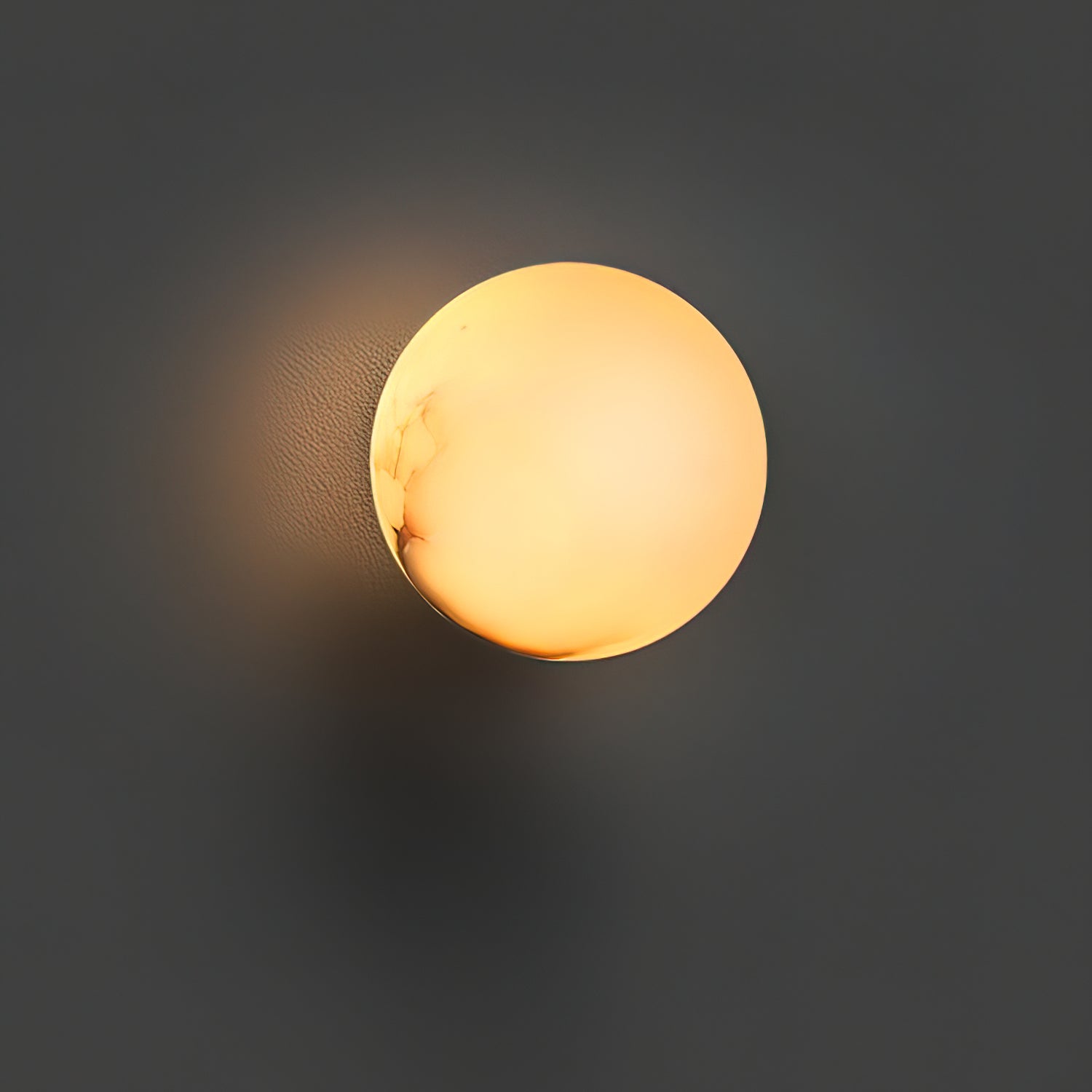 Kristy Alabaster Mini Orb Wall Lamp - Letslighting
