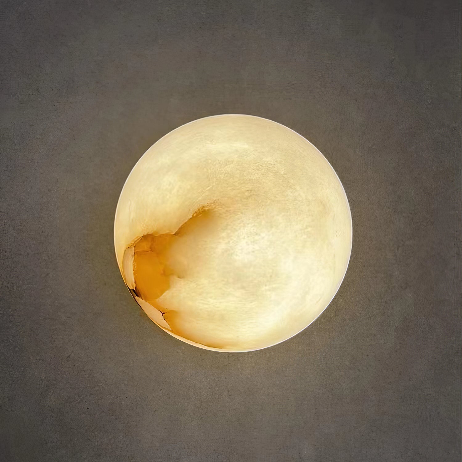 Kristy Alabaster Mini Orb Wall Lamp - Letslighting