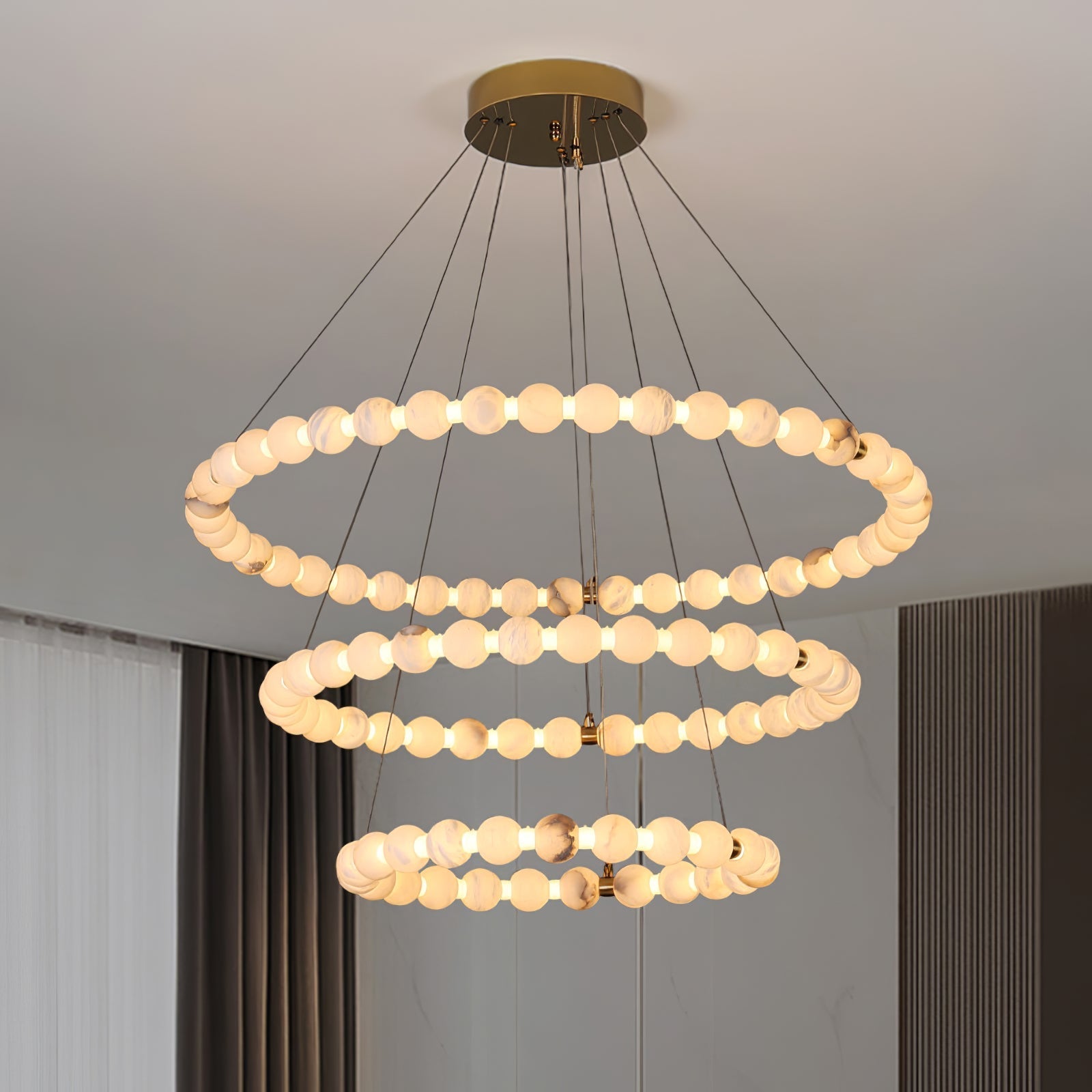 Orion Modern Alabaster Pendant Light