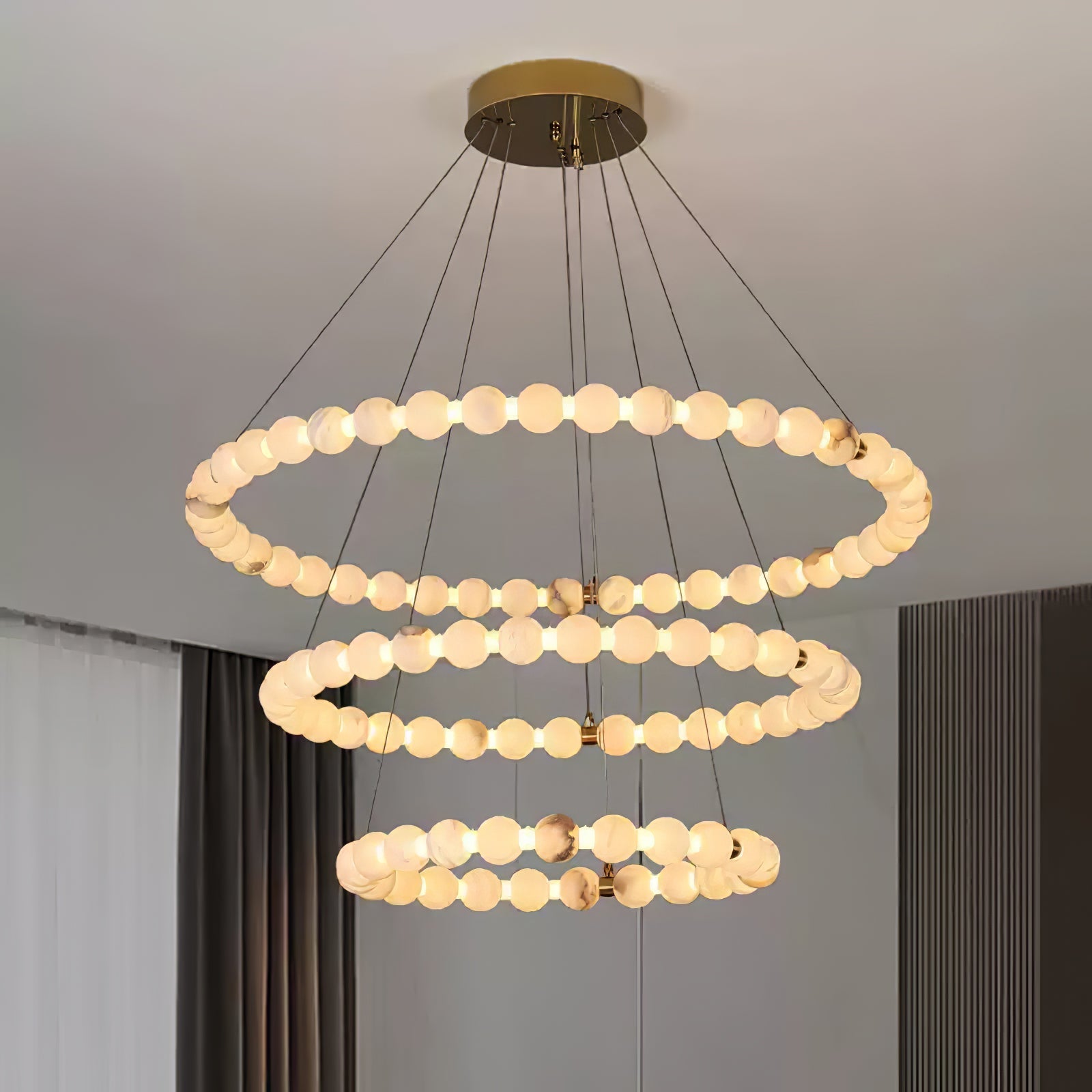 Orion Modern Alabaster Pendant Light