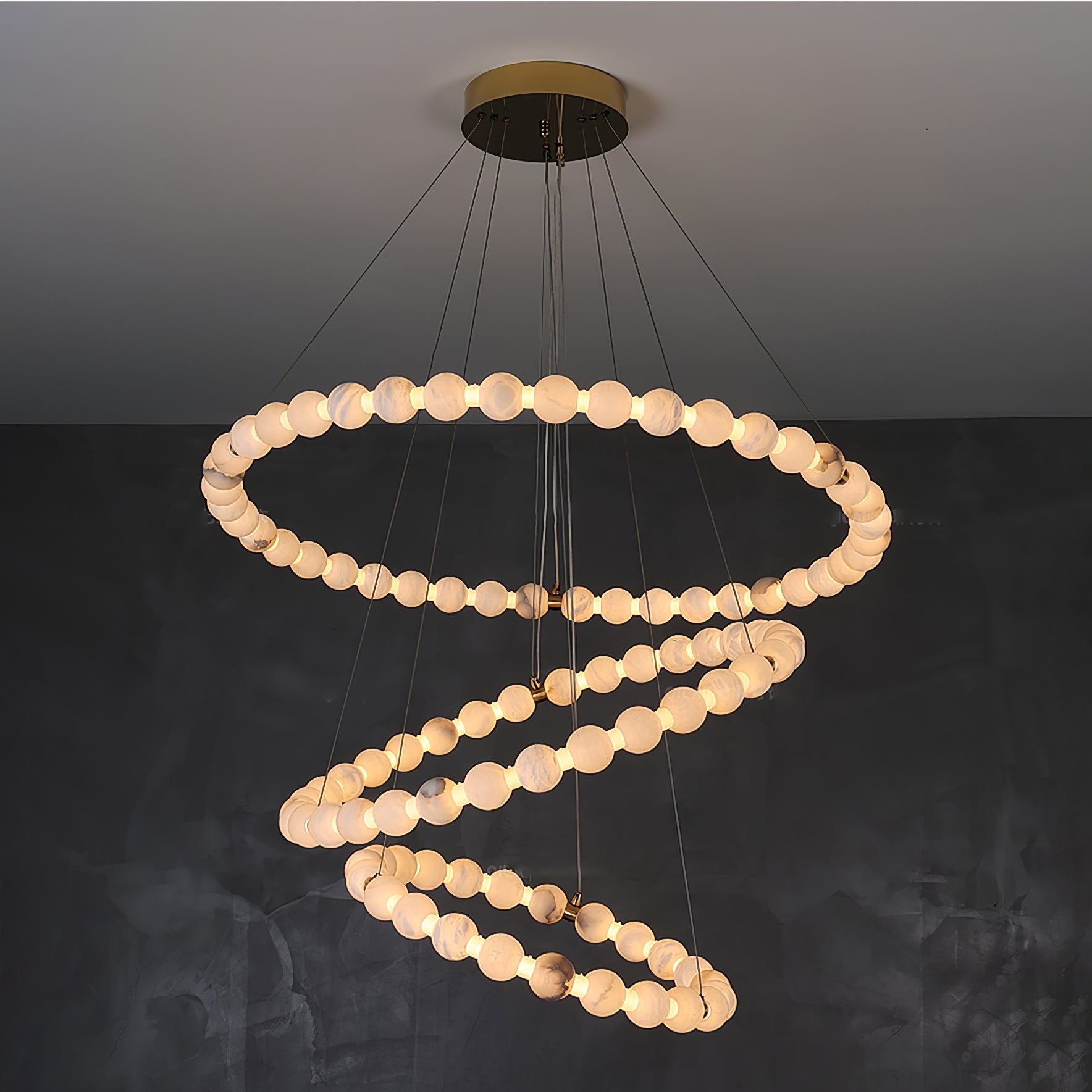 Orion Modern Alabaster Pendant Light