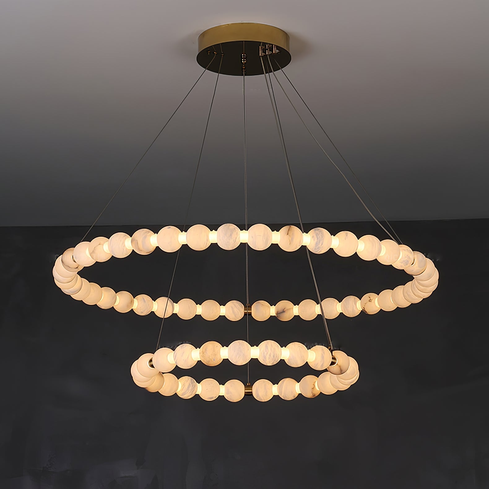 Orion Modern Alabaster Pendant Light