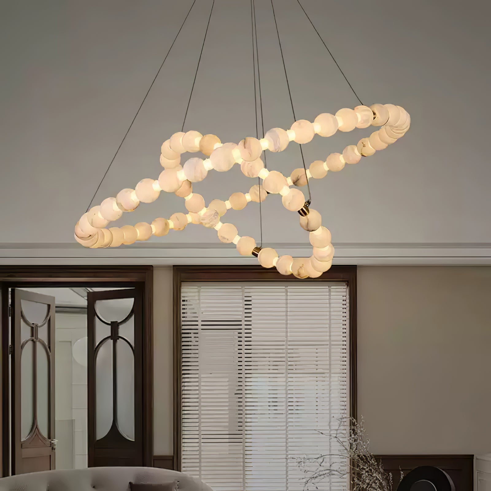 Orion Modern Alabaster Pendant Light