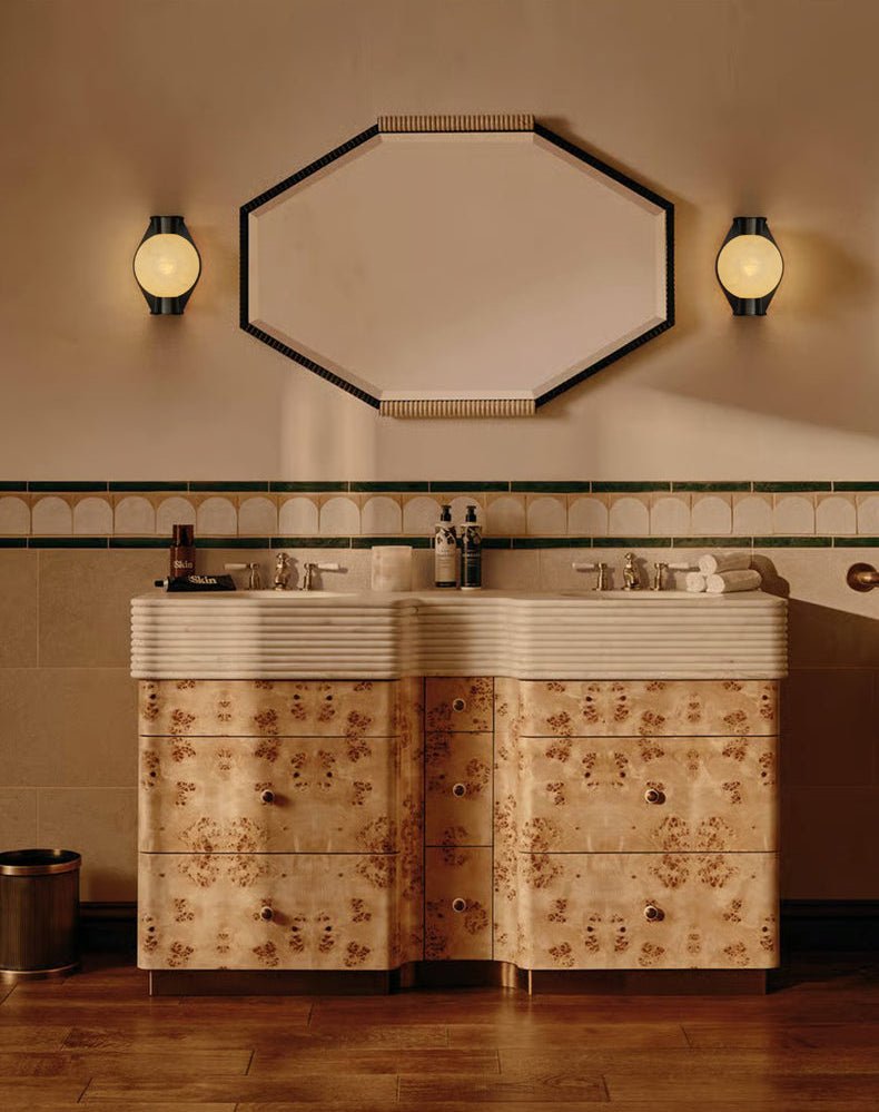 Orb Modern Alabaster Sconce