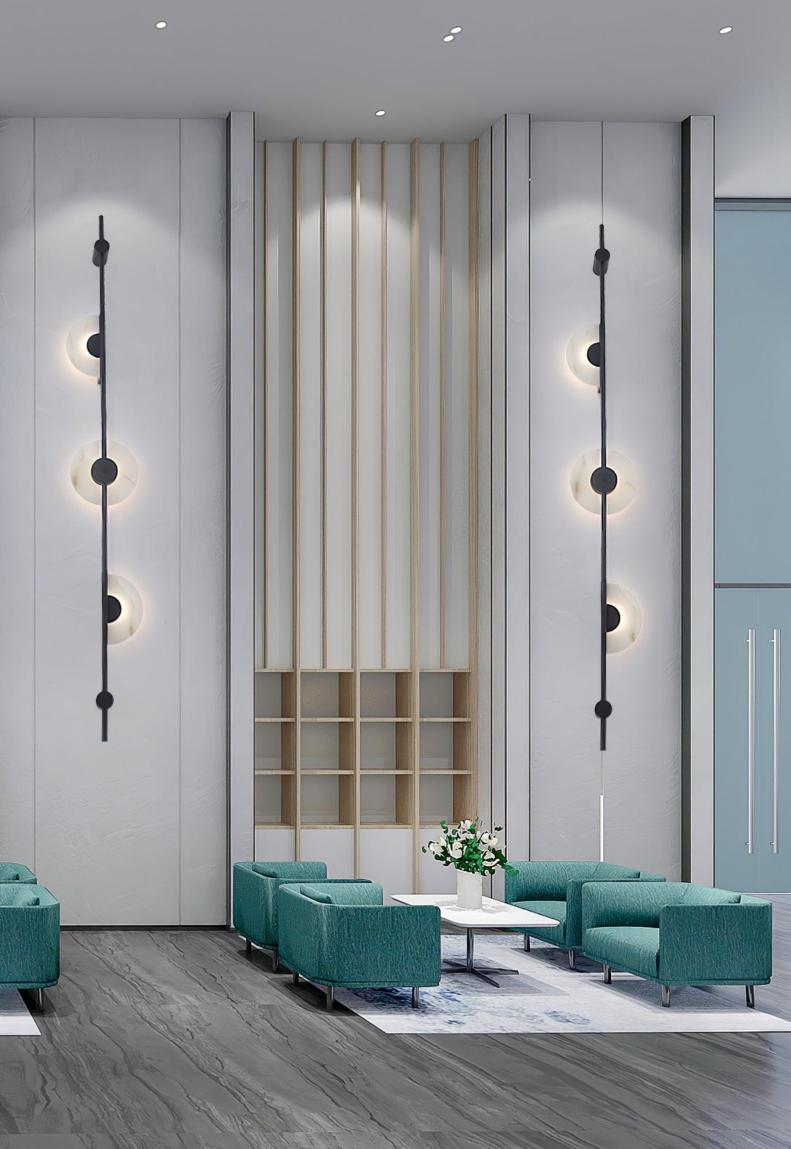 Edria Minimalist Alabaster Wall Light - Letslighting