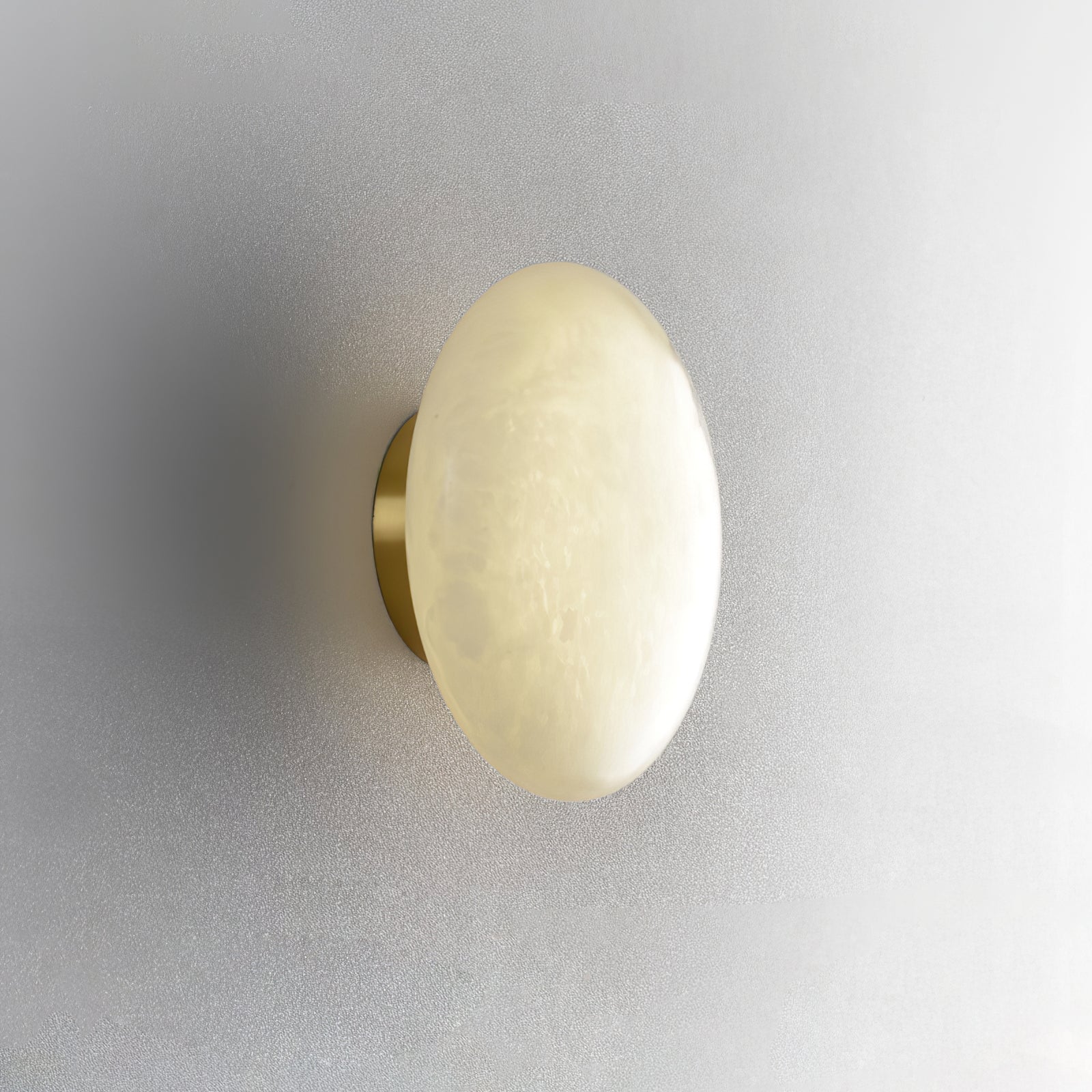 Vanorara Minimalist Alabaster Flush Mount Ceiling Light - Letslighting