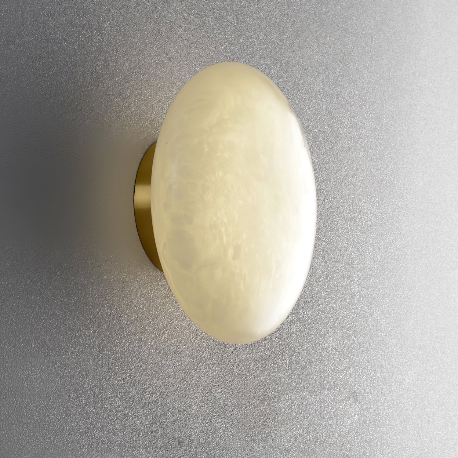 Vanorara Minimalist Alabaster Flush Mount Ceiling Light - Letslighting