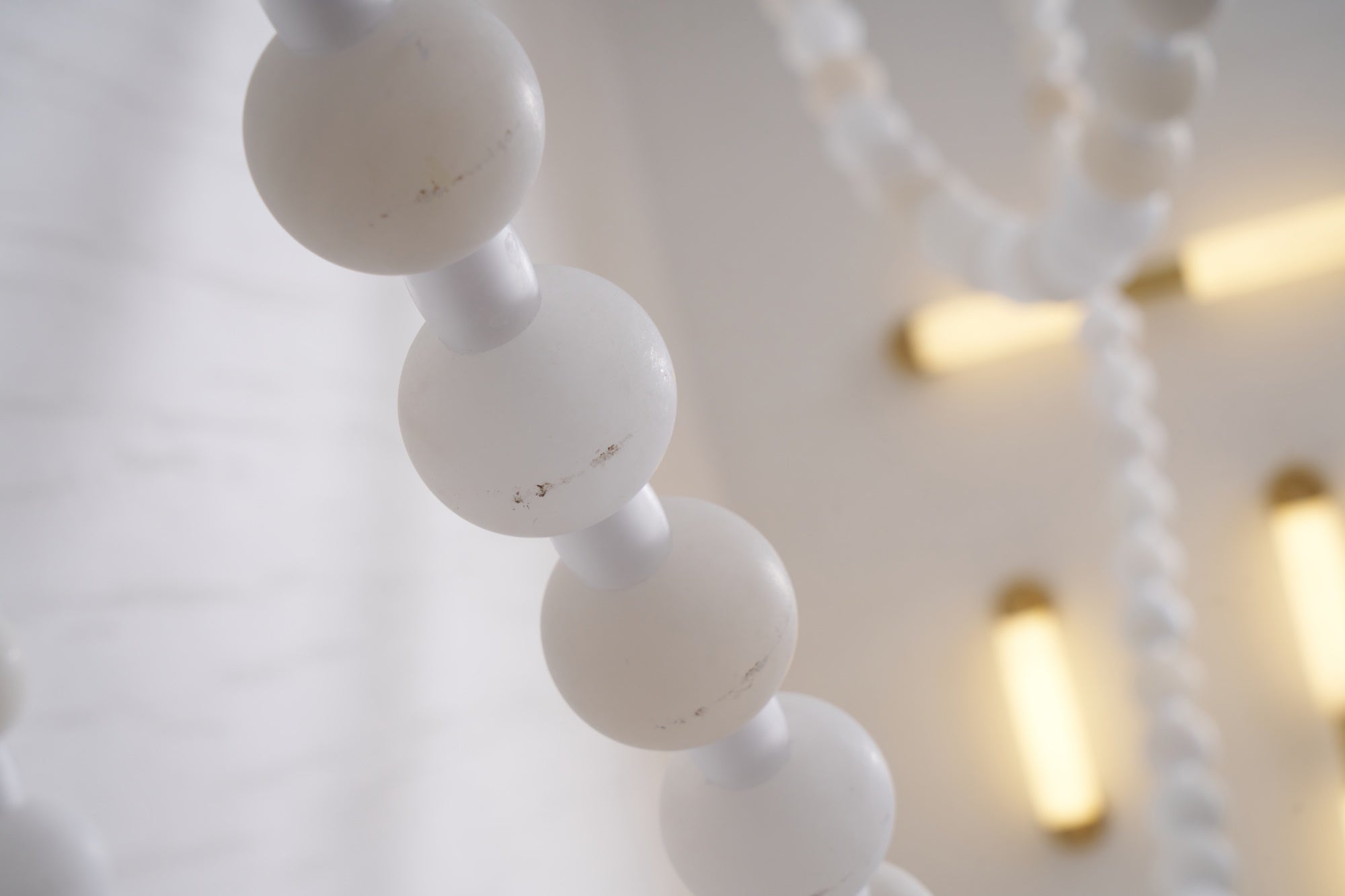 Alabaster Pearl Necklace Chandelier - Letslighting