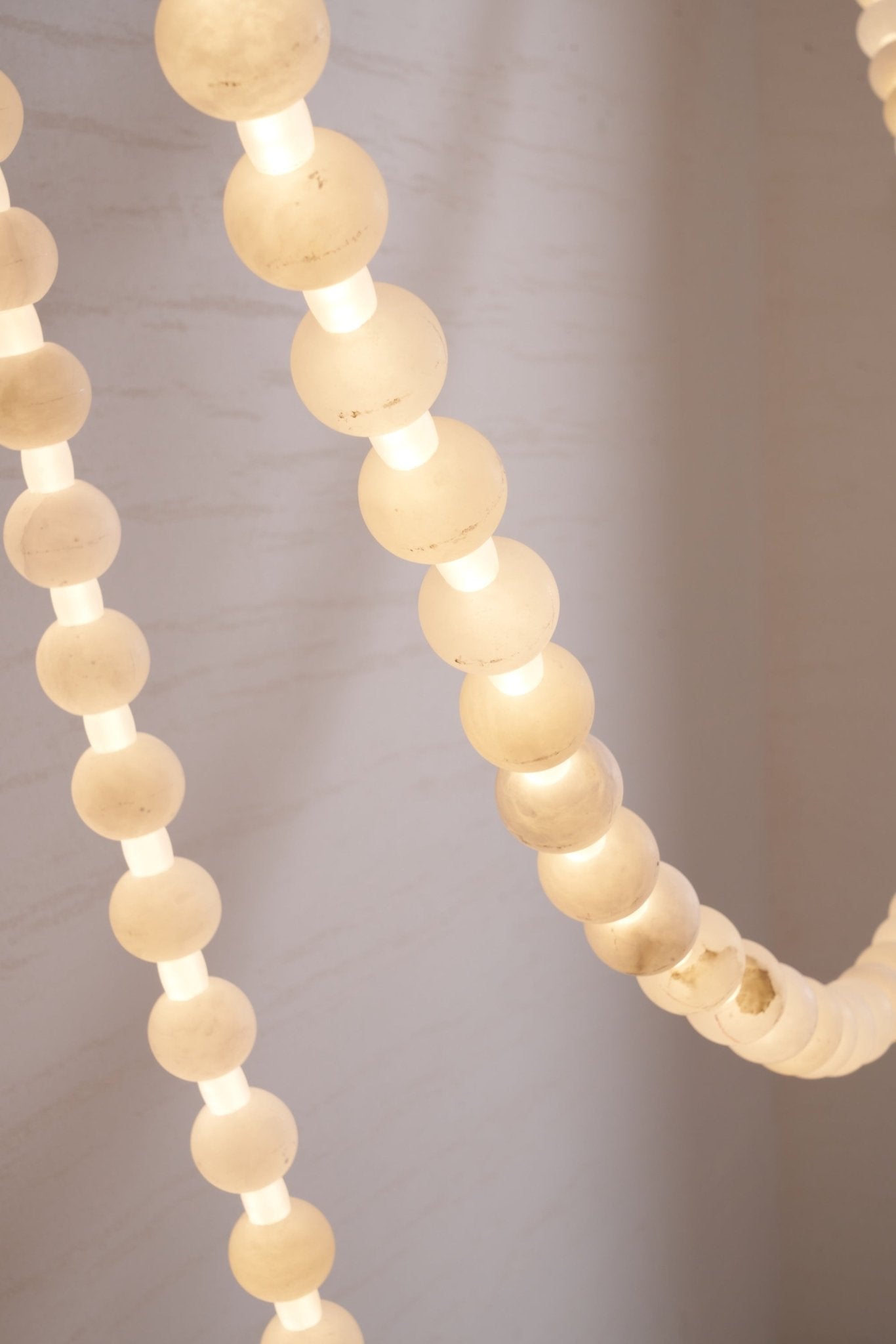 Alabaster Pearl Necklace Chandelier - Letslighting