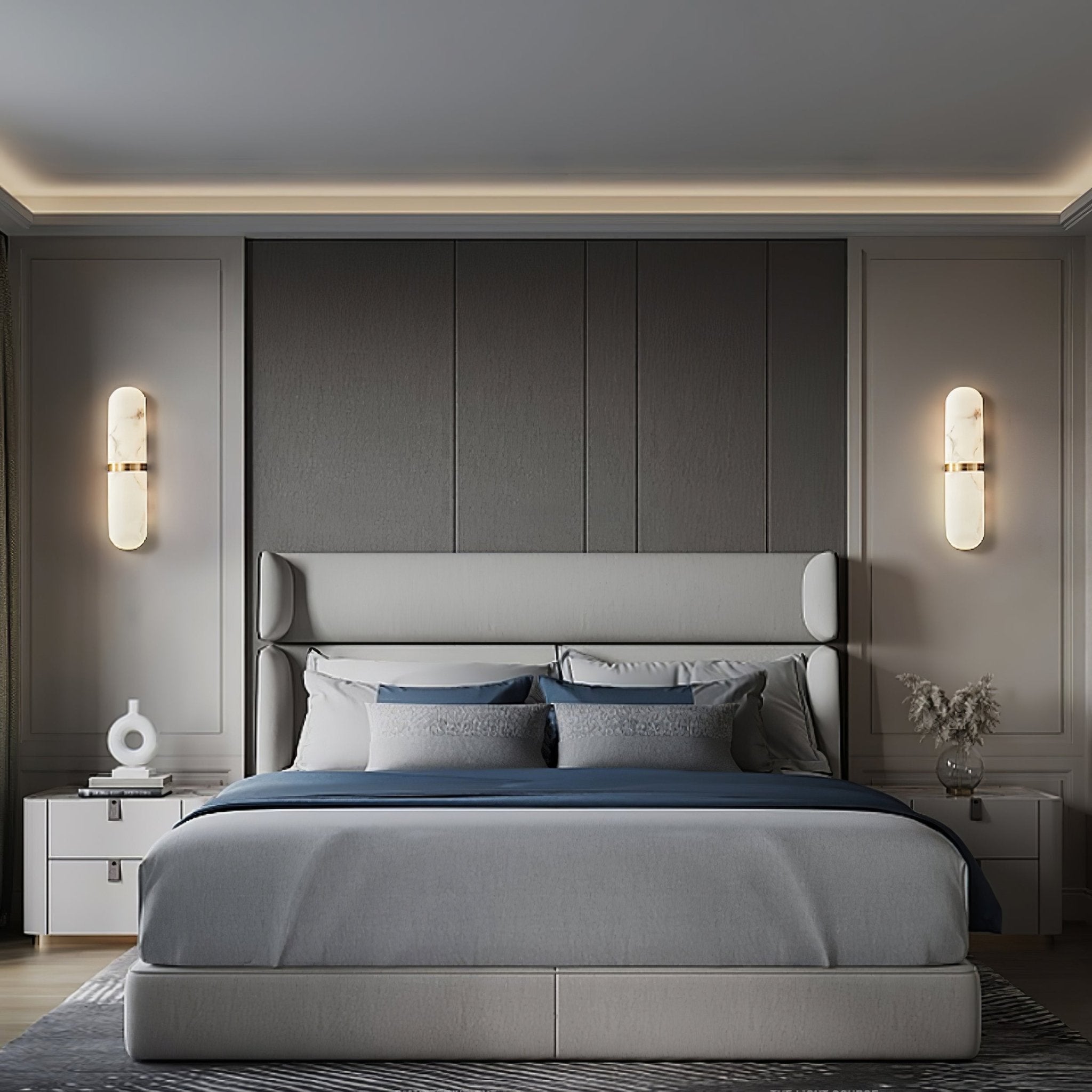 Ostruvyd Luxury Pill Alabaster Wall Lamp - Letslighting