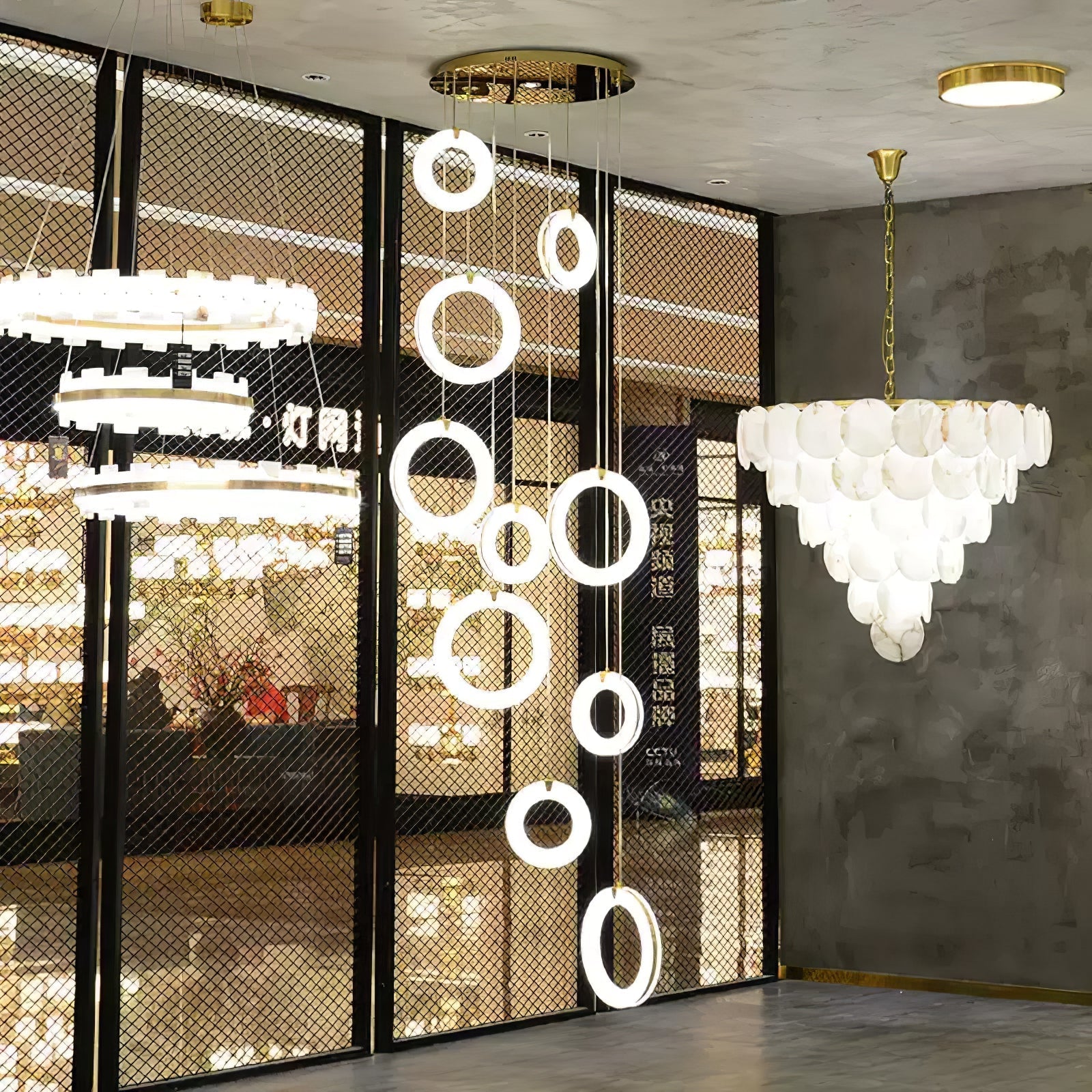 Orelia Alabaster Pendant Light