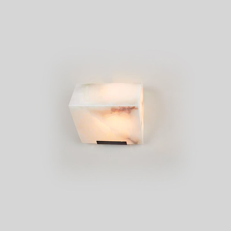 Alabaster Wall Lamp Staircase Sculptural Cubes - Letslighting