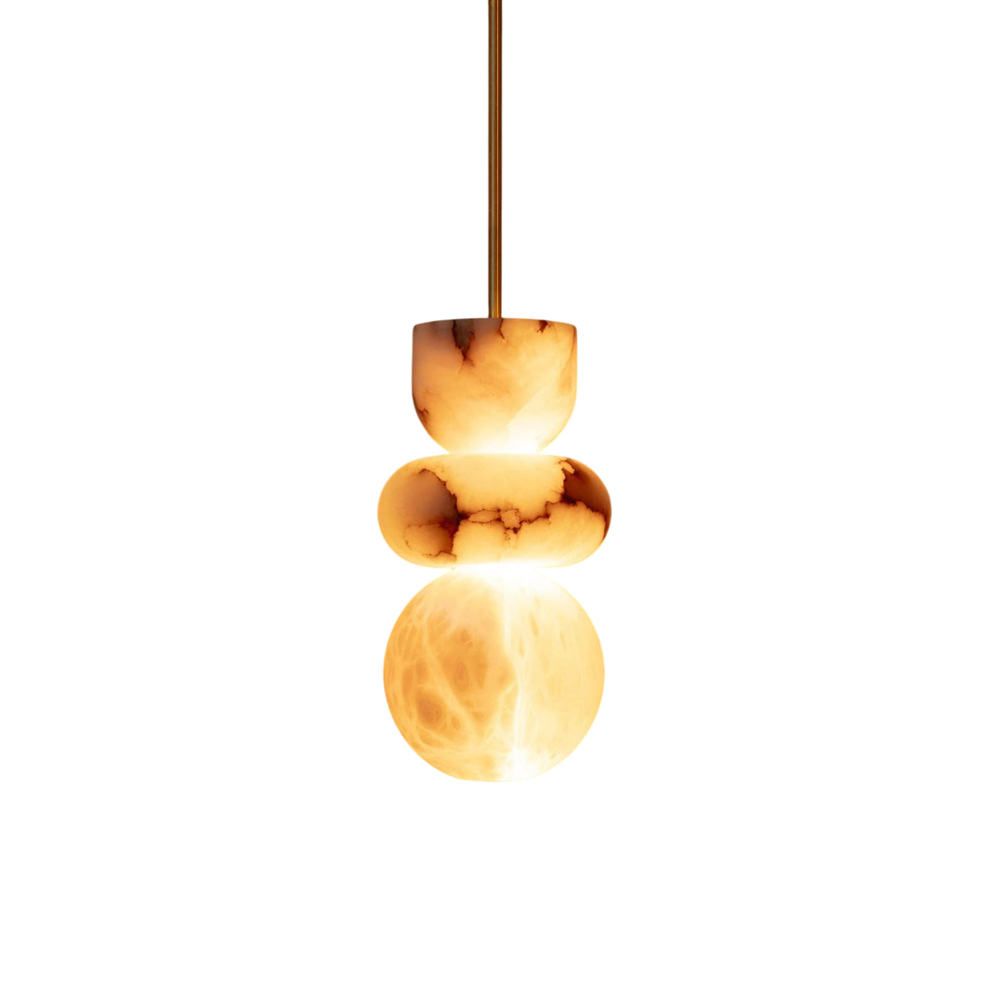 Irregular Shape Alabaster Pendant Light - Letslighting