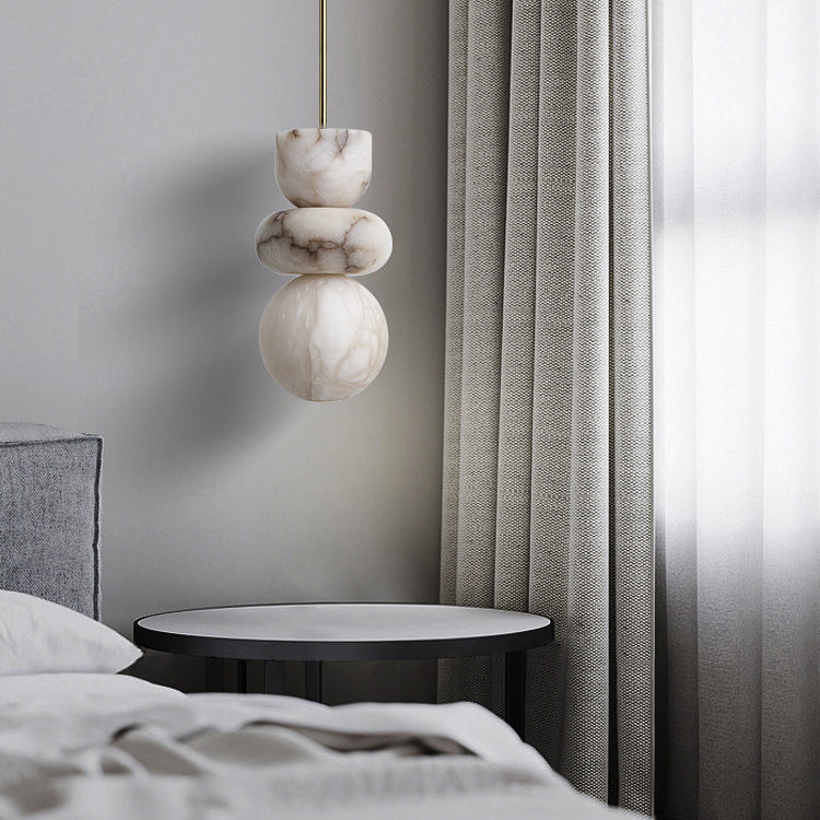 Irregular Shape Alabaster Pendant Light - Letslighting