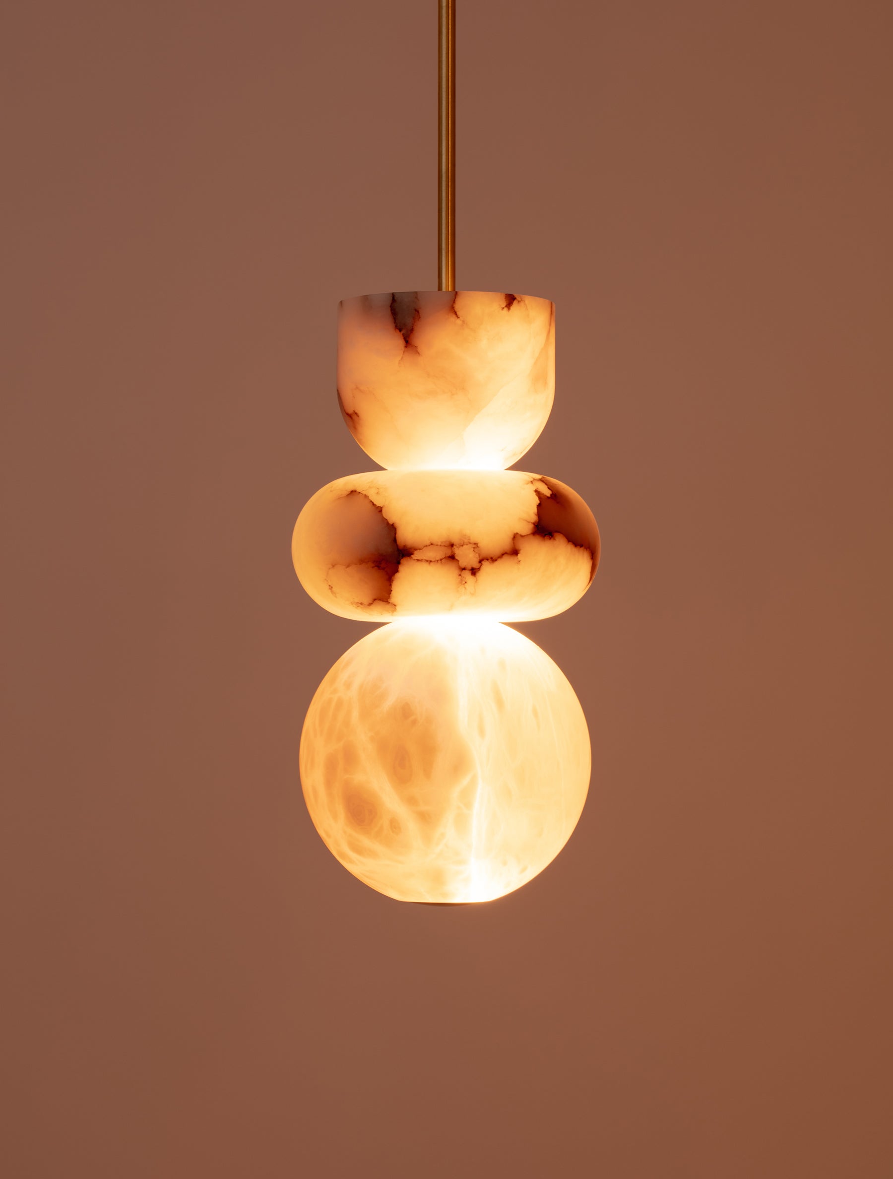 Irregular Shape Alabaster Pendant Light - Letslighting
