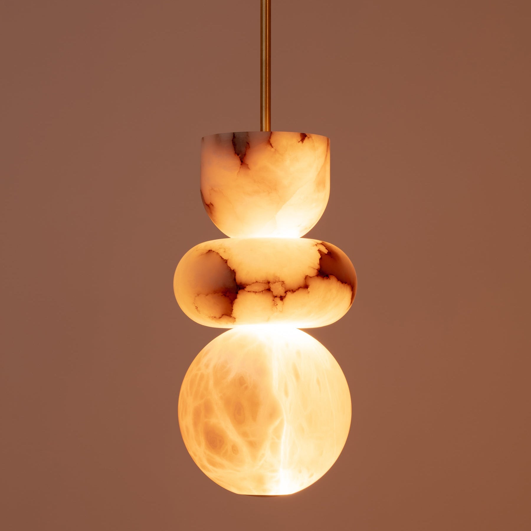 Irregular Shape Alabaster Pendant Light - Letslighting