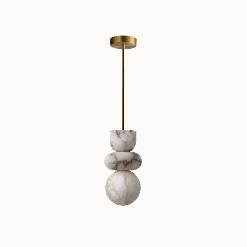 Irregular Shape Alabaster Pendant Light - Letslighting