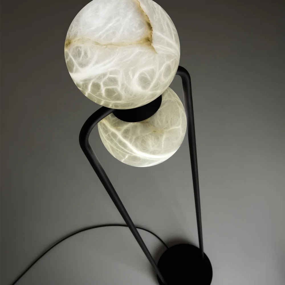 Callista Minimalist Alabaster Floor Lamp - Letslighting