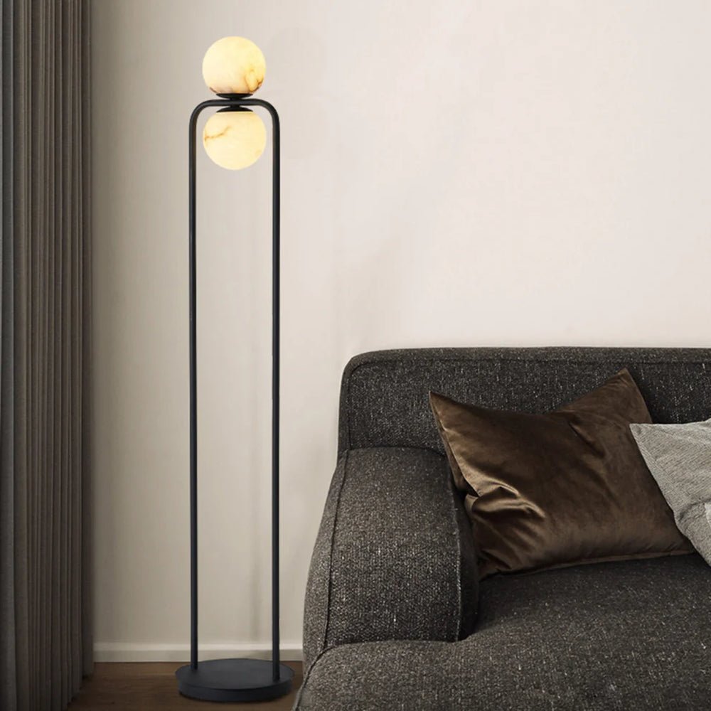 Callista Minimalist Alabaster Floor Lamp - Letslighting