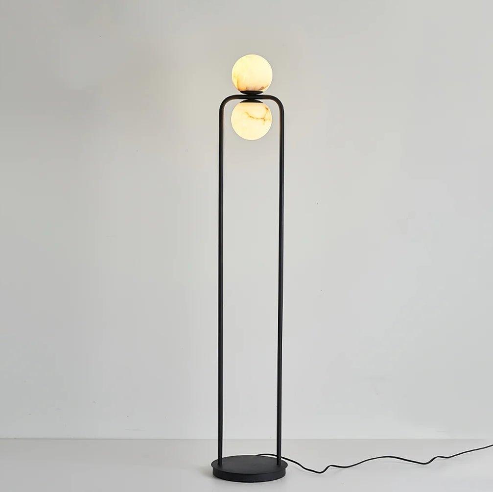 Callista Minimalist Alabaster Floor Lamp - Letslighting