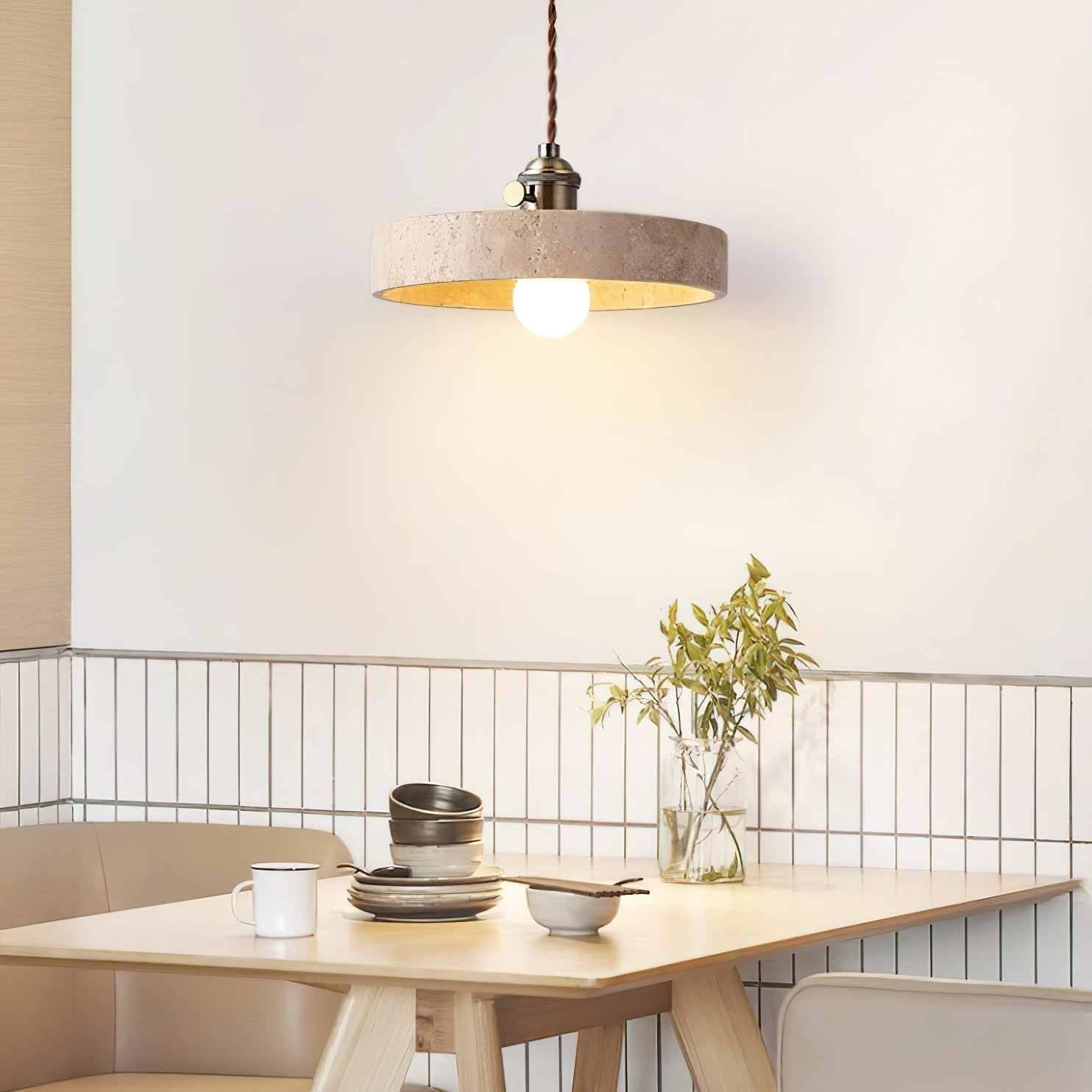 Lysorel Travertine Pendant Light - Letslighting