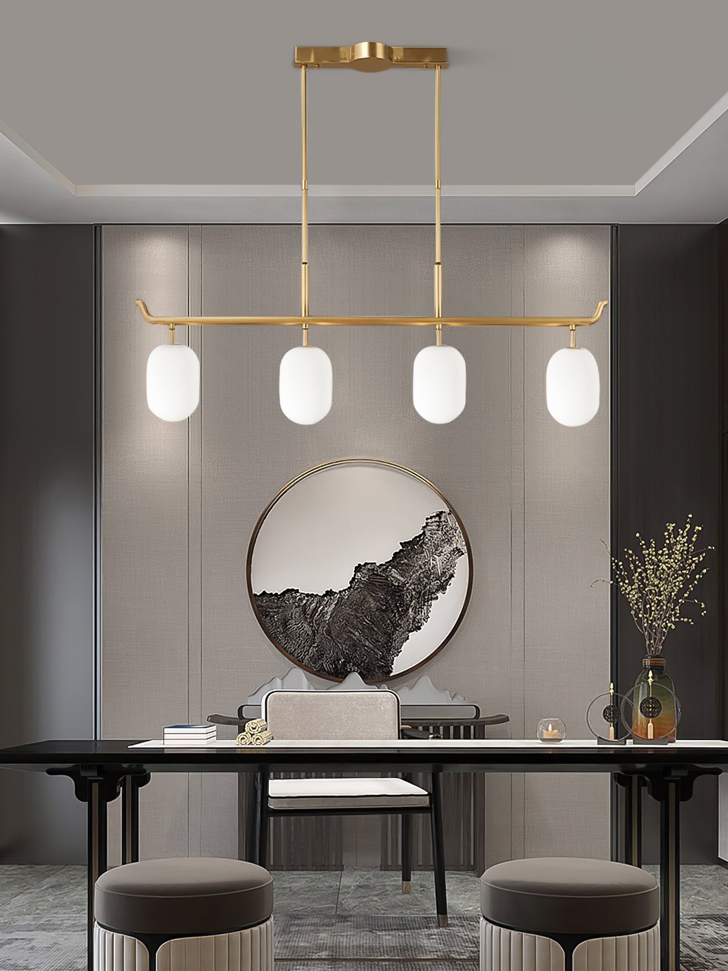 Sifuvyn Modern Geometric Glass Chandelier - Letslighting