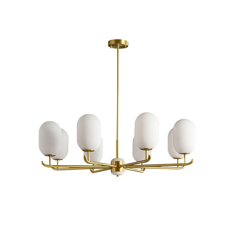 Sifuvyn Modern Geometric Glass Chandelier - Letslighting