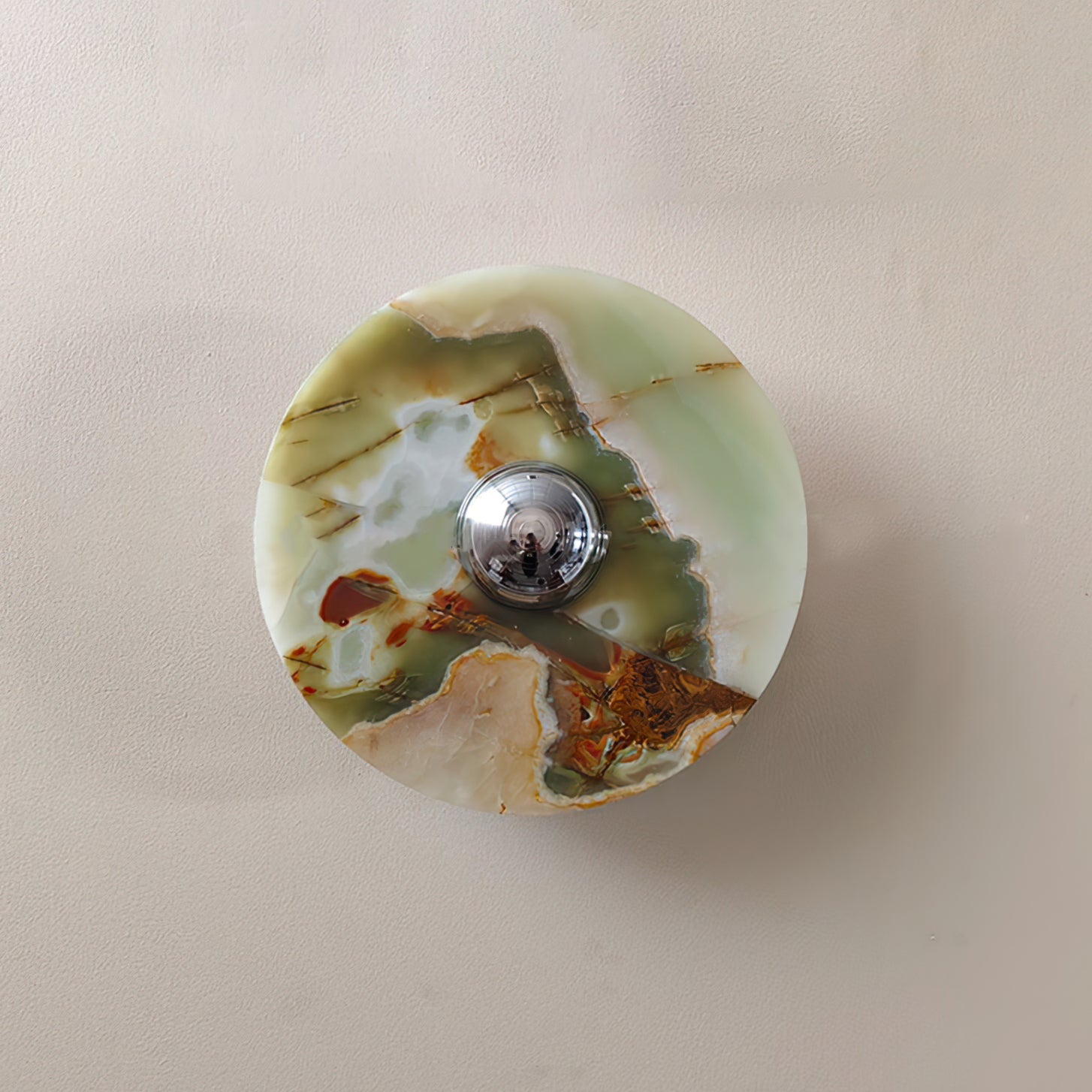 Alba Wall Lamp Green Marble Modern - Letslighting