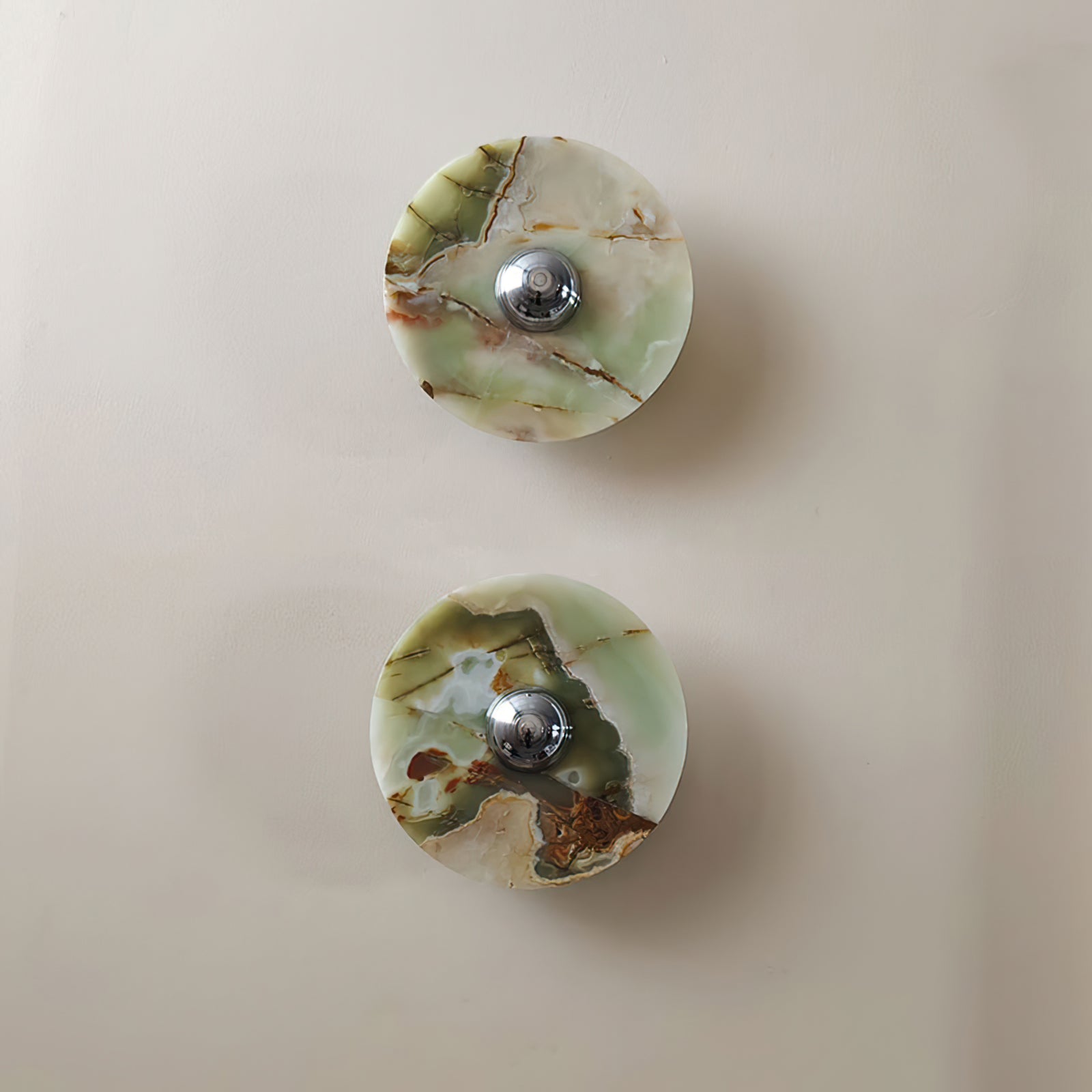 Alba Wall Lamp Green Marble Modern - Letslighting