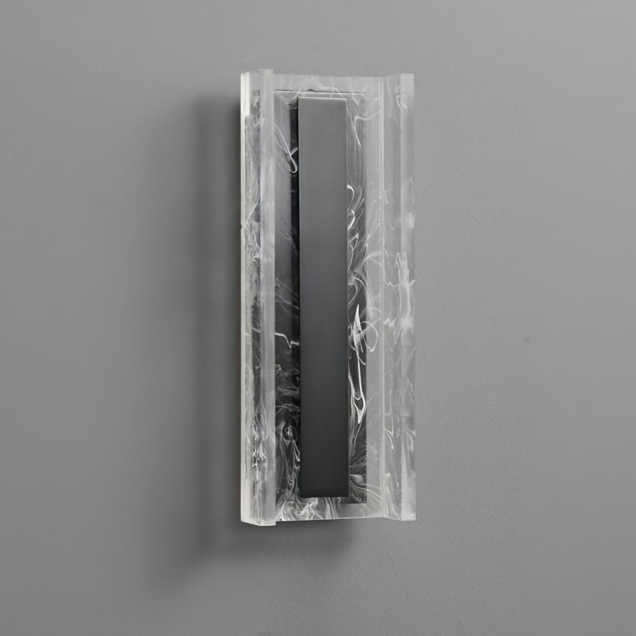 Alberta Wall Lamp Modern Textured Glass Sconce - Letslighting