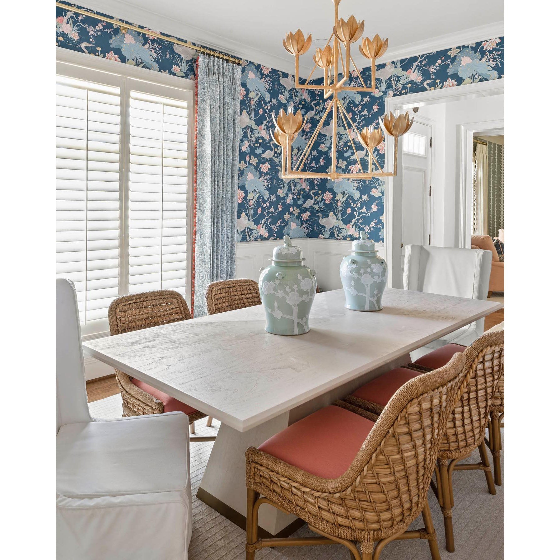 Alberto Modern Minimalist Floral Brass Chandelier - Letslighting