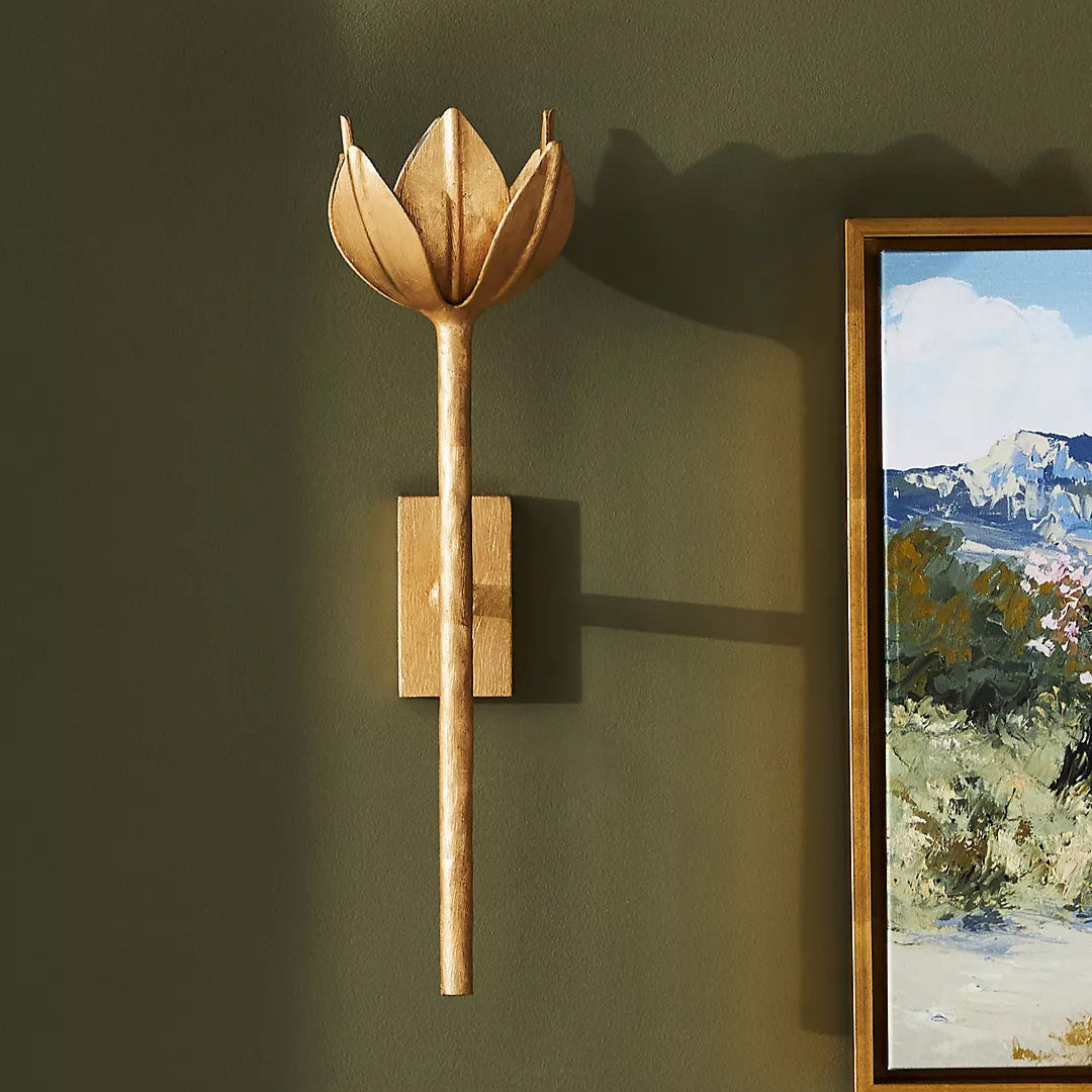 Kristy Wall Lamp Flower