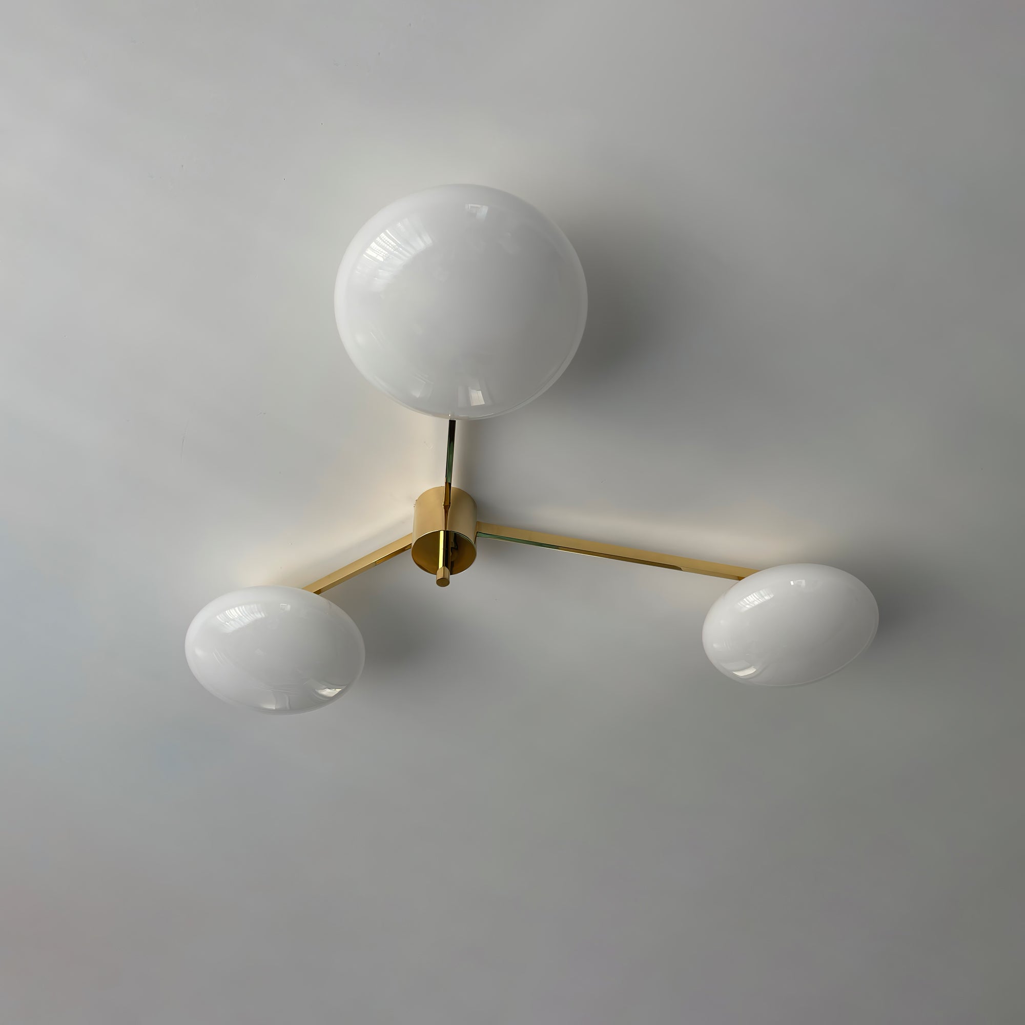 Alby Ceiling Lamp Modern Brass Flush Mount Light - Letslighting