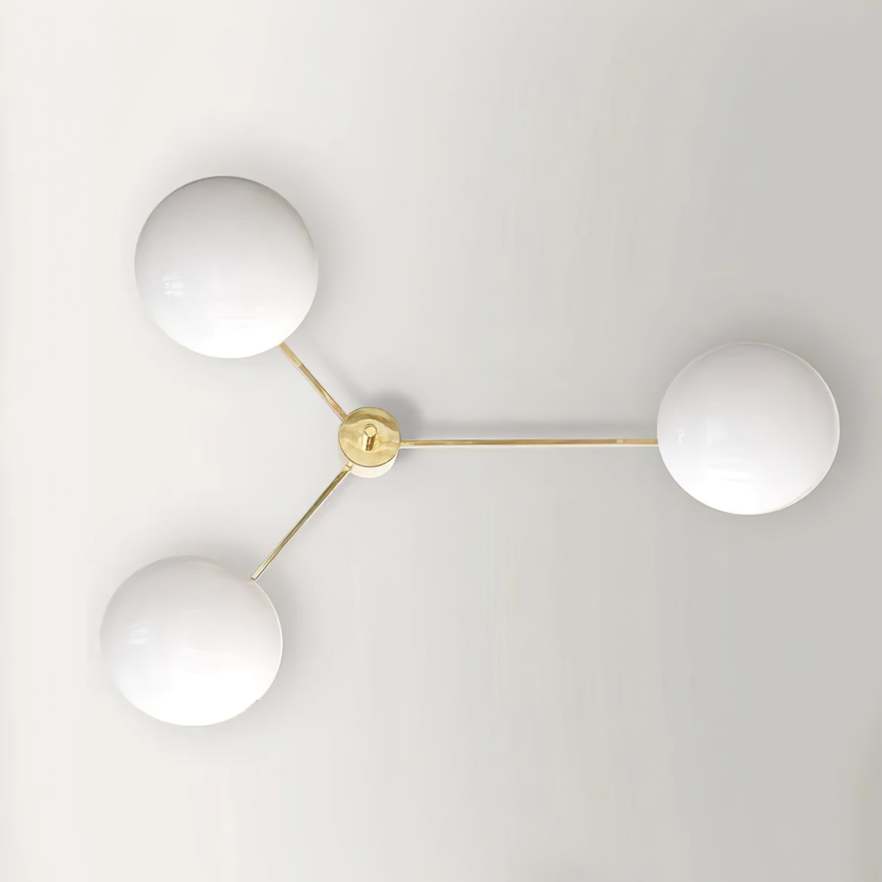 Alby Ceiling Lamp Modern Brass Flush Mount Light - Letslighting