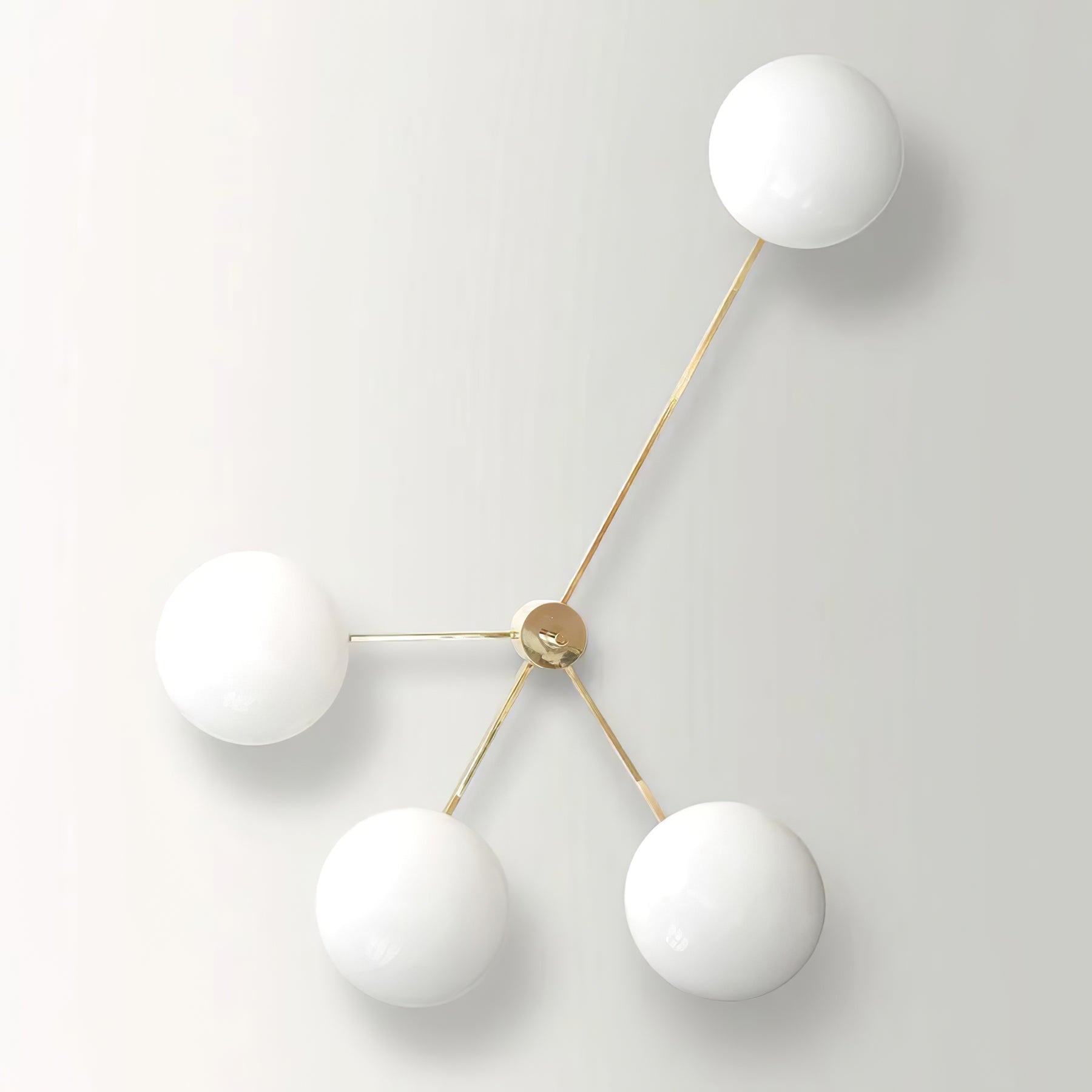 Alby Ceiling Lamp Modern Brass Flush Mount Light - Letslighting