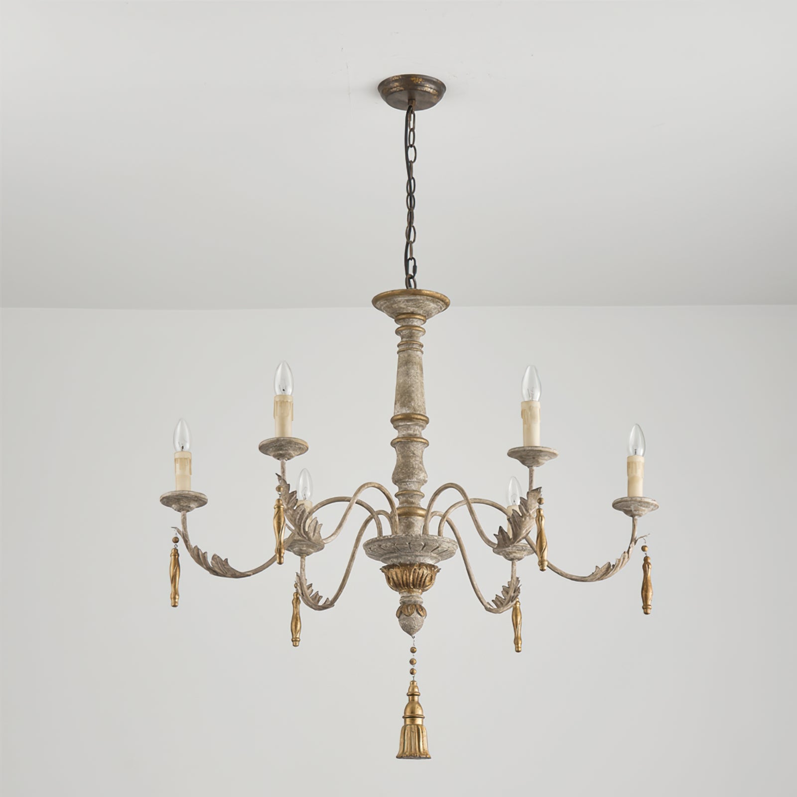 Alda Chandelier Vintage Candle Style - Letslighting