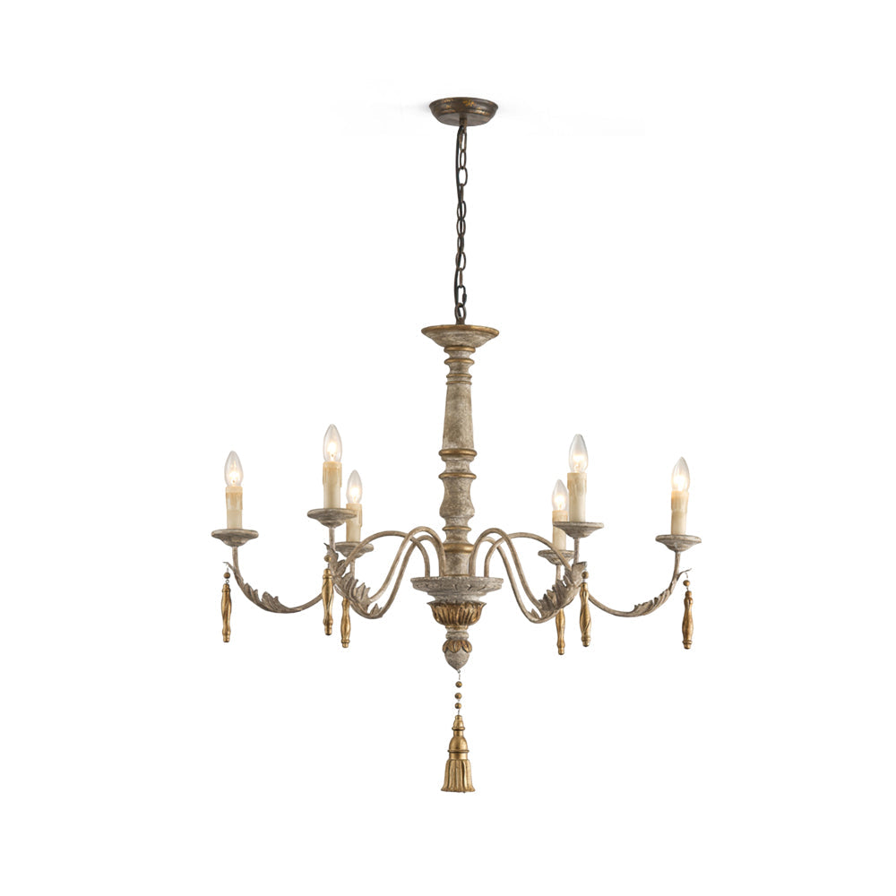 Alda Chandelier Vintage Candle Style - Letslighting
