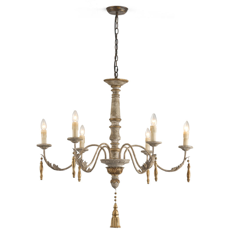 Alda Chandelier Vintage Candle Style - Letslighting