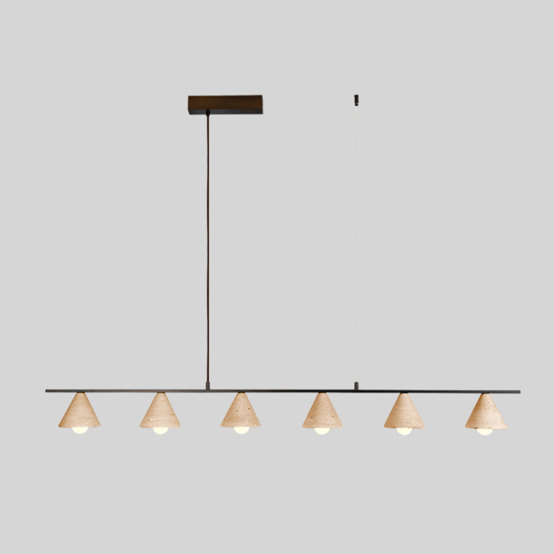 Uni Minimalist Travertine Pendant Light - Letslighting