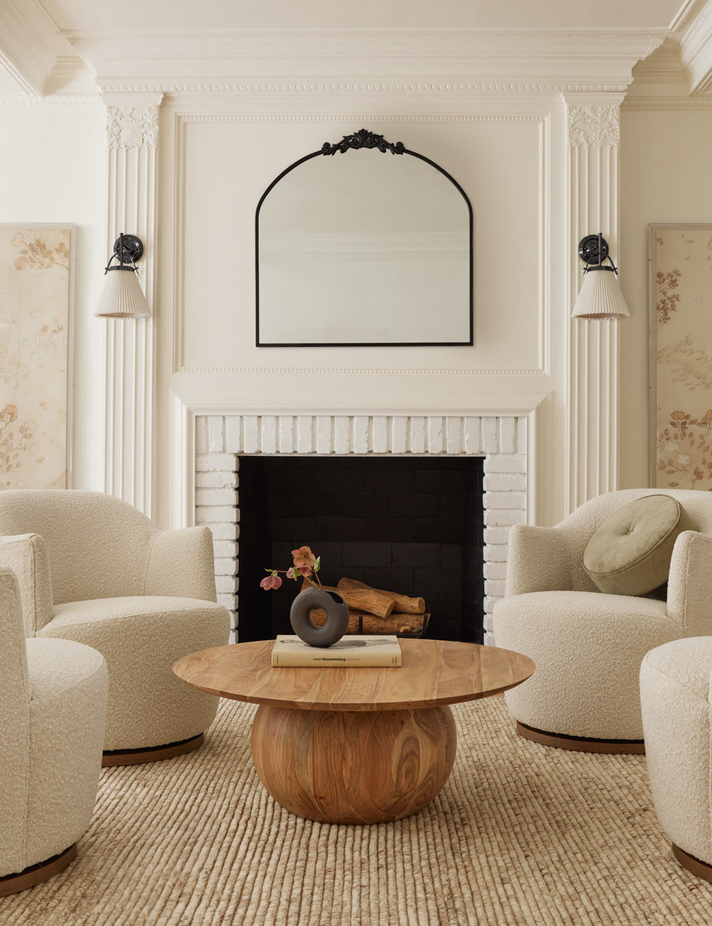Pure Premium Elegance Pleated Brass Fabric Wall Lamp - Letslighting