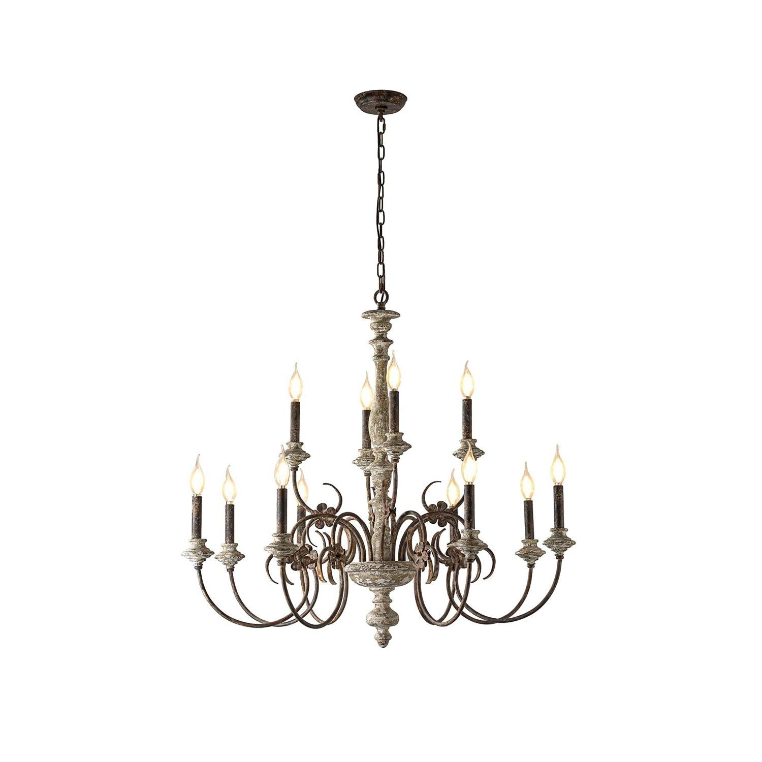 Waegnuvyn Traditional Candle Chandelier - Letslighting